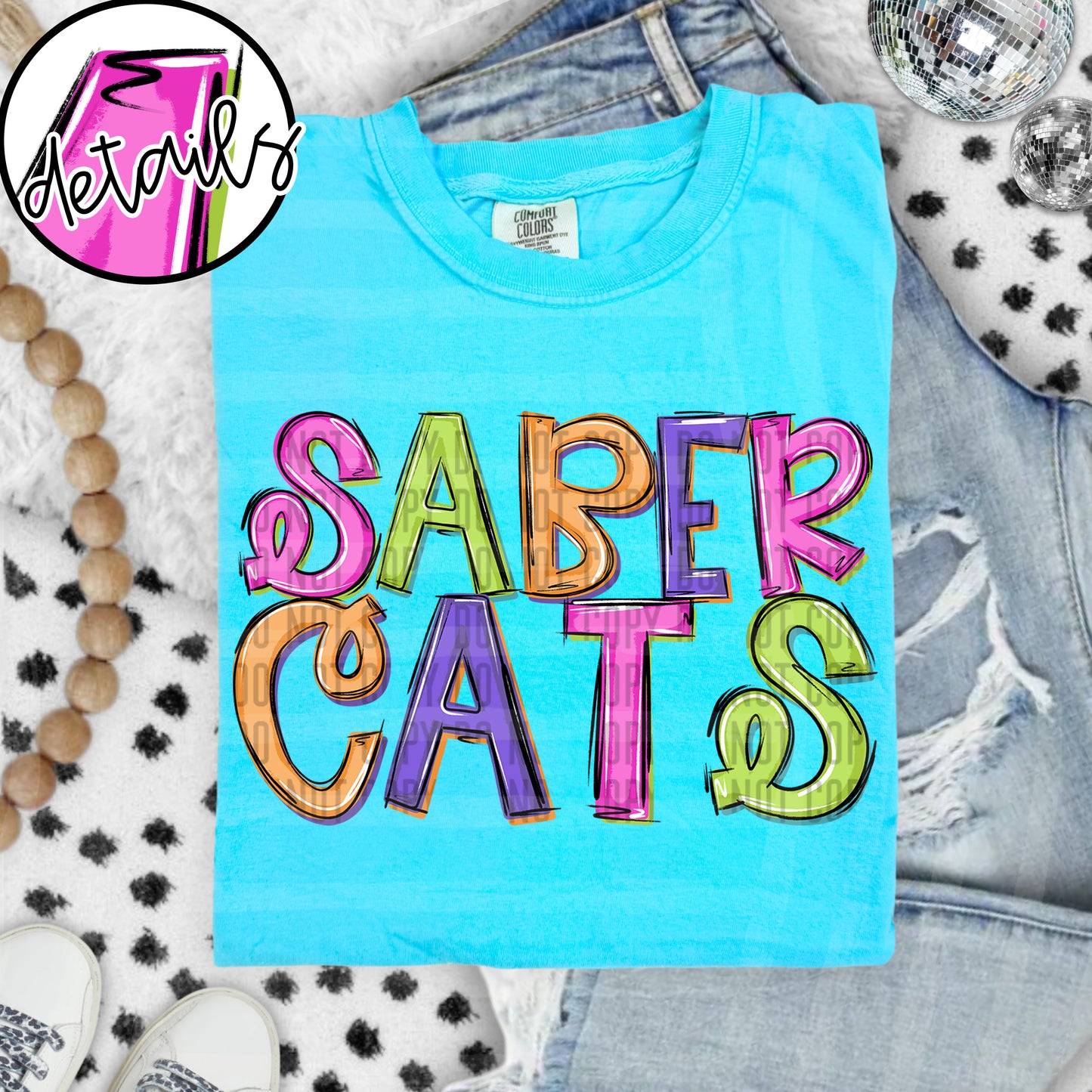 Neon Barbie Stacked - Custom + DROPDOWN - 300 DPI digital download
