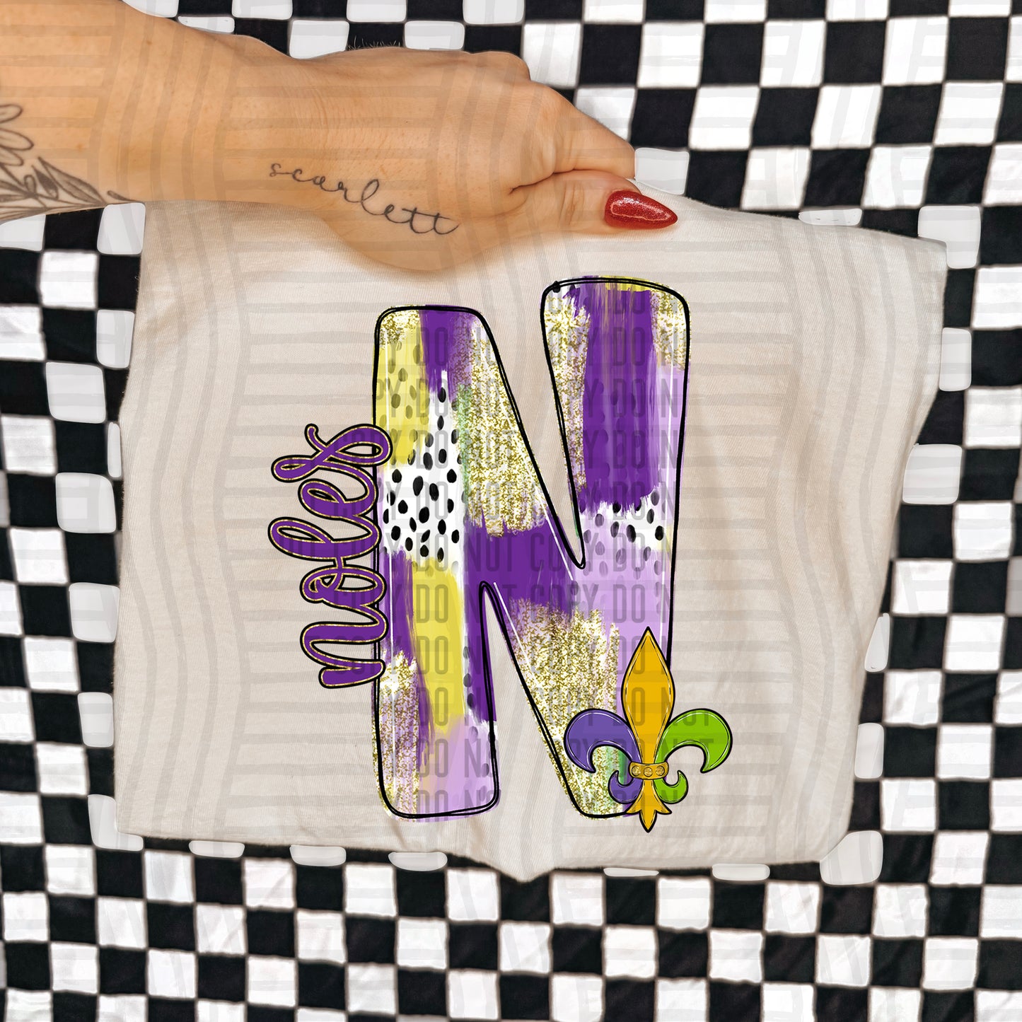 Mardi Mascots Custom + Dropdown  - 300 dpi Digital Download