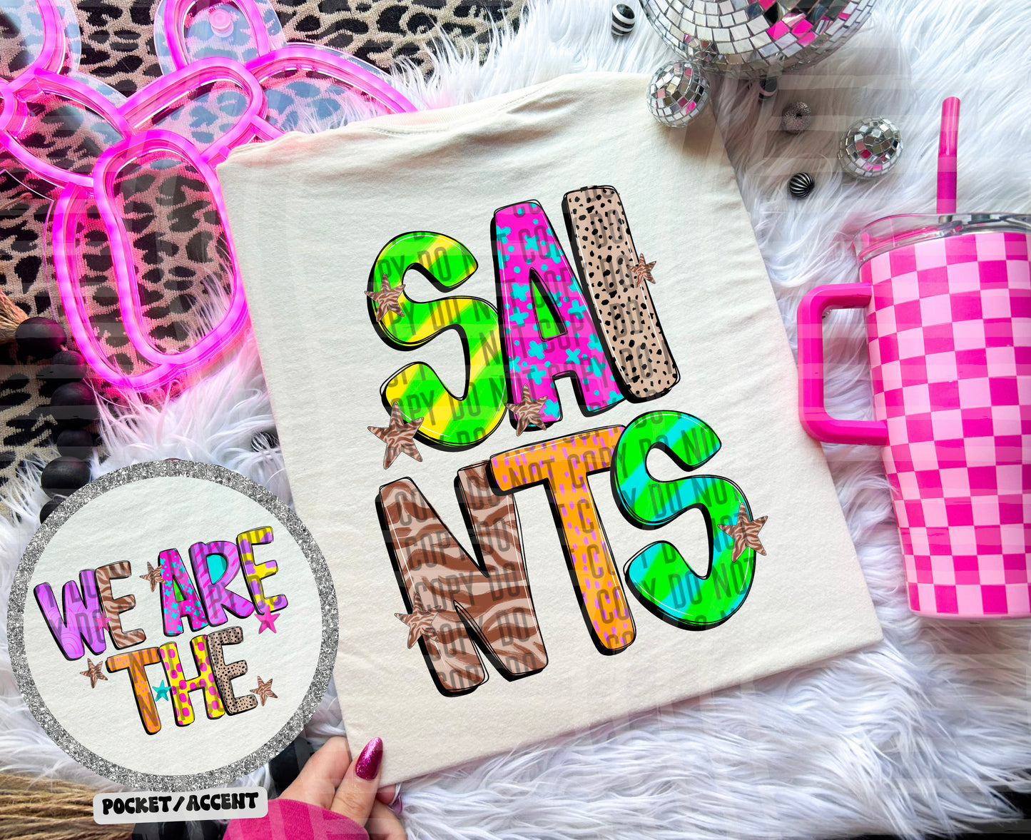 Funky Mix Up - Optional POCKET - Custom + Dropdown  - 300 dpi Digital Download