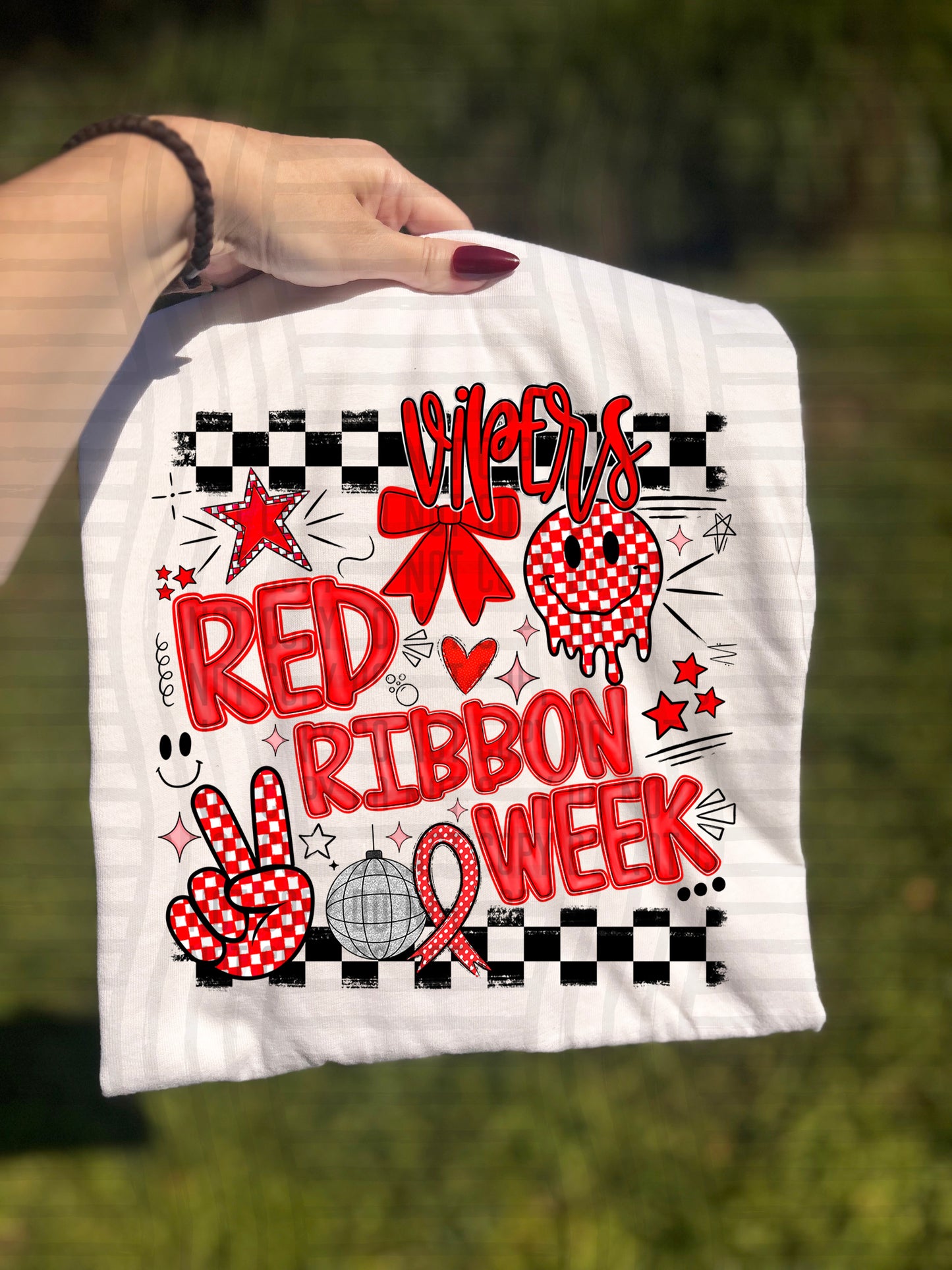 RED RIBBON WEEK - 300 dpi Digital Download