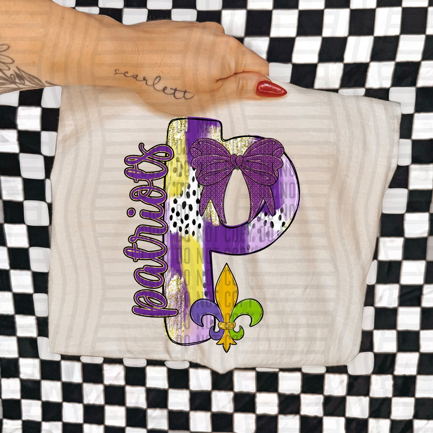 Mardi Mascots Custom + Dropdown  - 300 dpi Digital Download