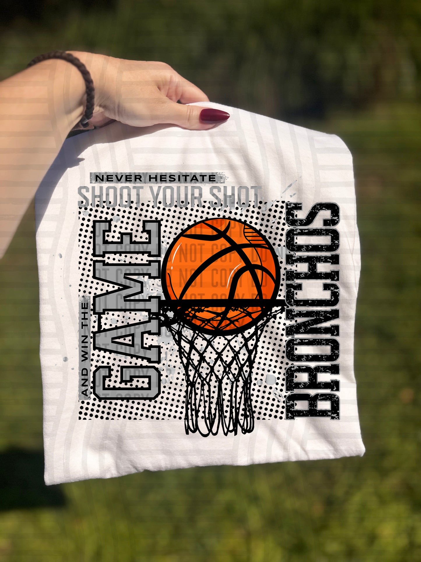 Basketball Never Hesitate - 300 dpi Digital Download