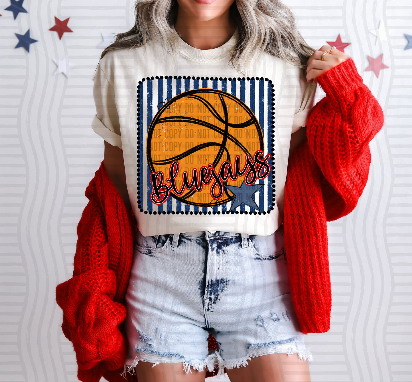 Basketball RWB Framed -  Custom + DROPDOWN - 300 DPI digital download