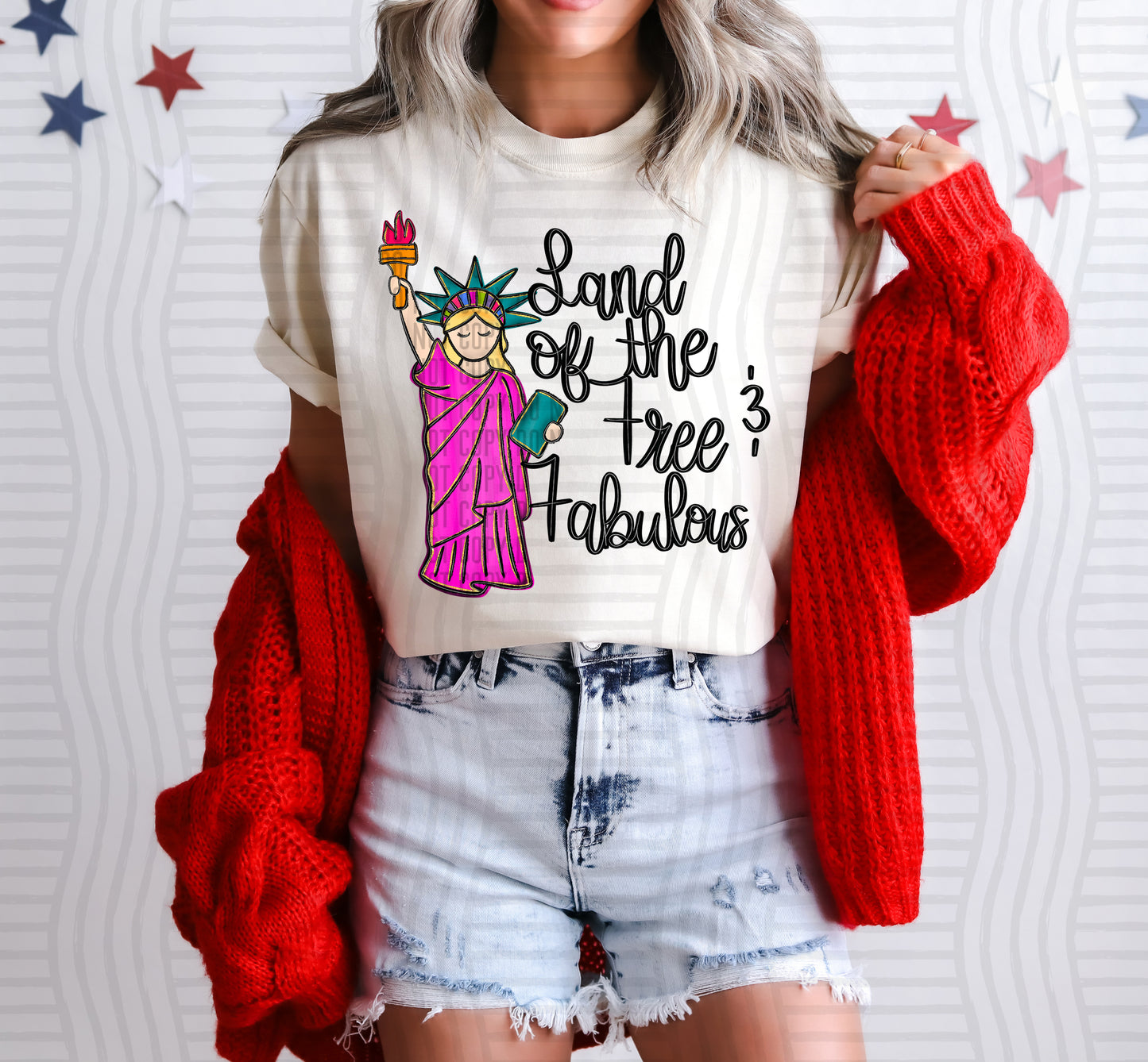 Land of the Free and Fabulous - Digital Download 300DPI PNG FILE