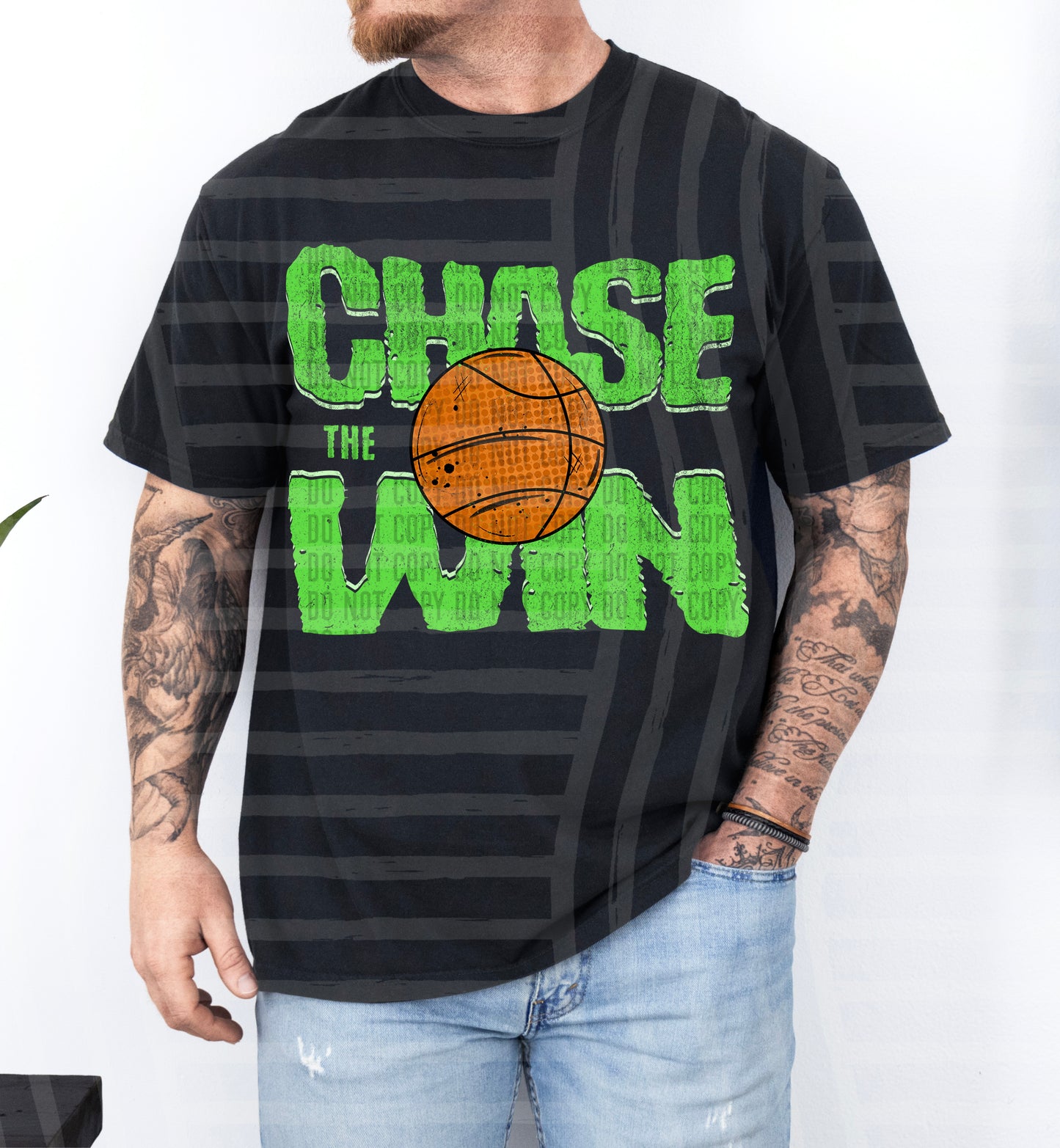 Chase the Win BASKETBALL - Color Dropdown Digital Download 300DPI PNG FILE