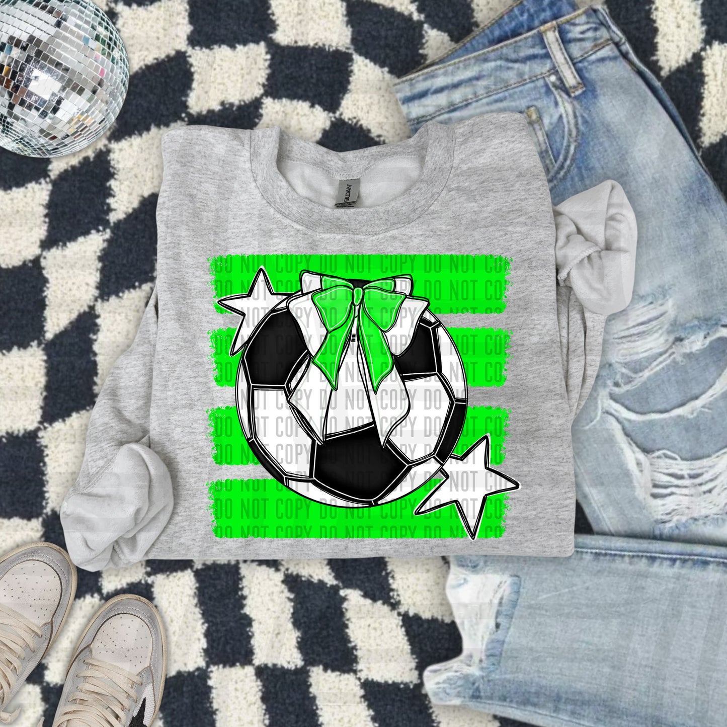 SOCCER BOW CC 2608-0011 - Color Dropdown Digital Download 300DPI PNG FILE