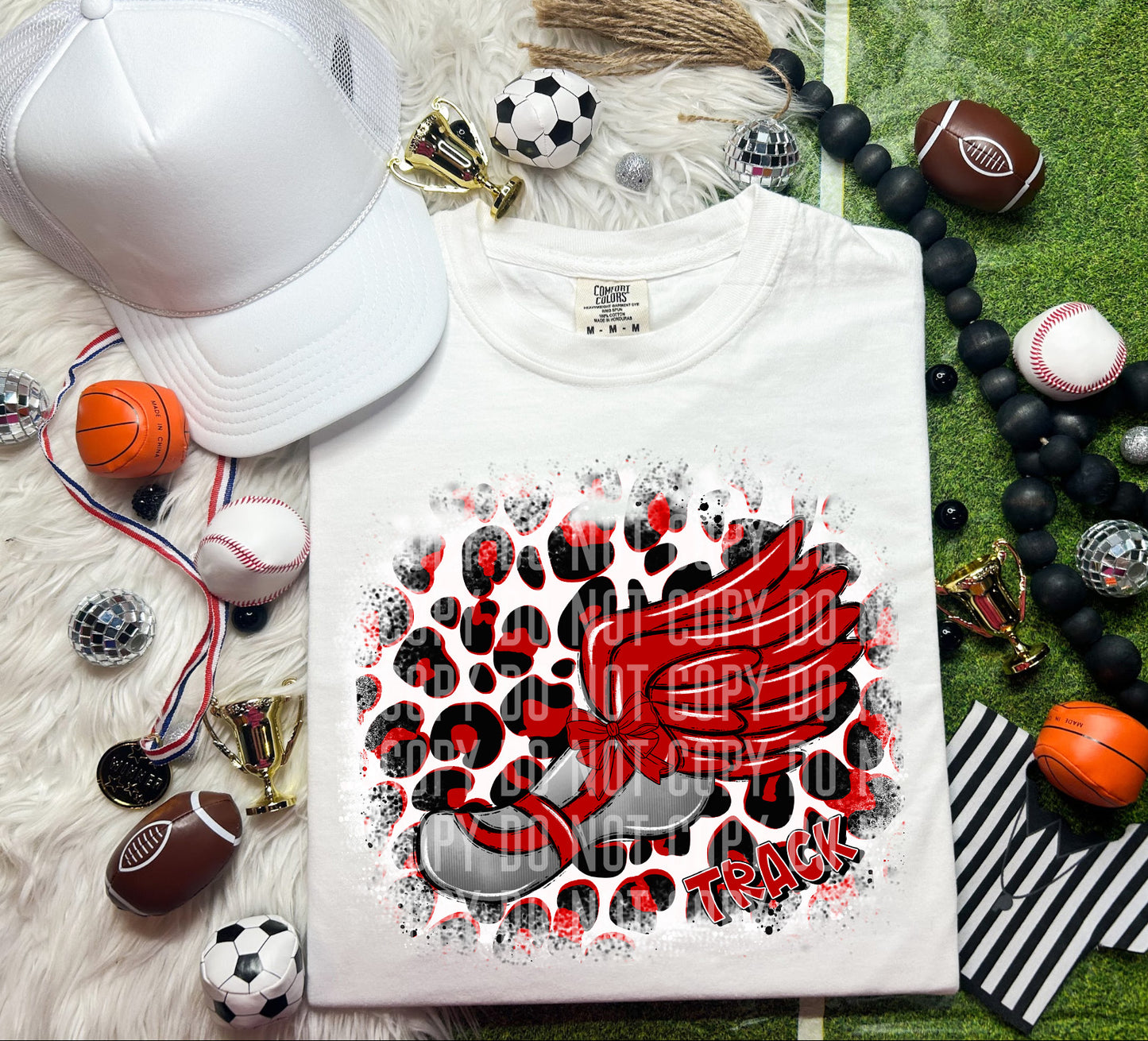 Leopard Coquette Sports Color Dropdown Digital Download 300 DPI PNG