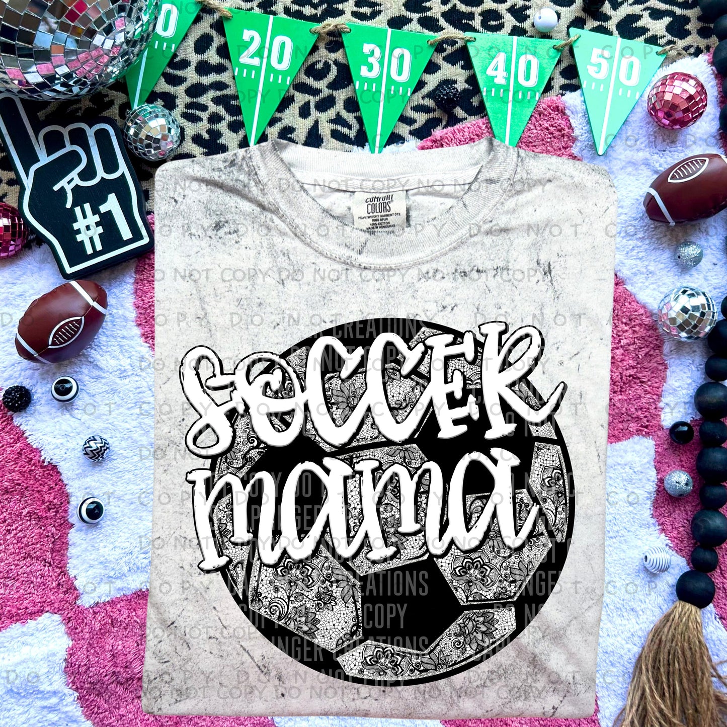 Faux Lace sports ball Mama - DROPDOWN choose sports ball and bow or no bow - Digital Download 300DPI PNG FILE