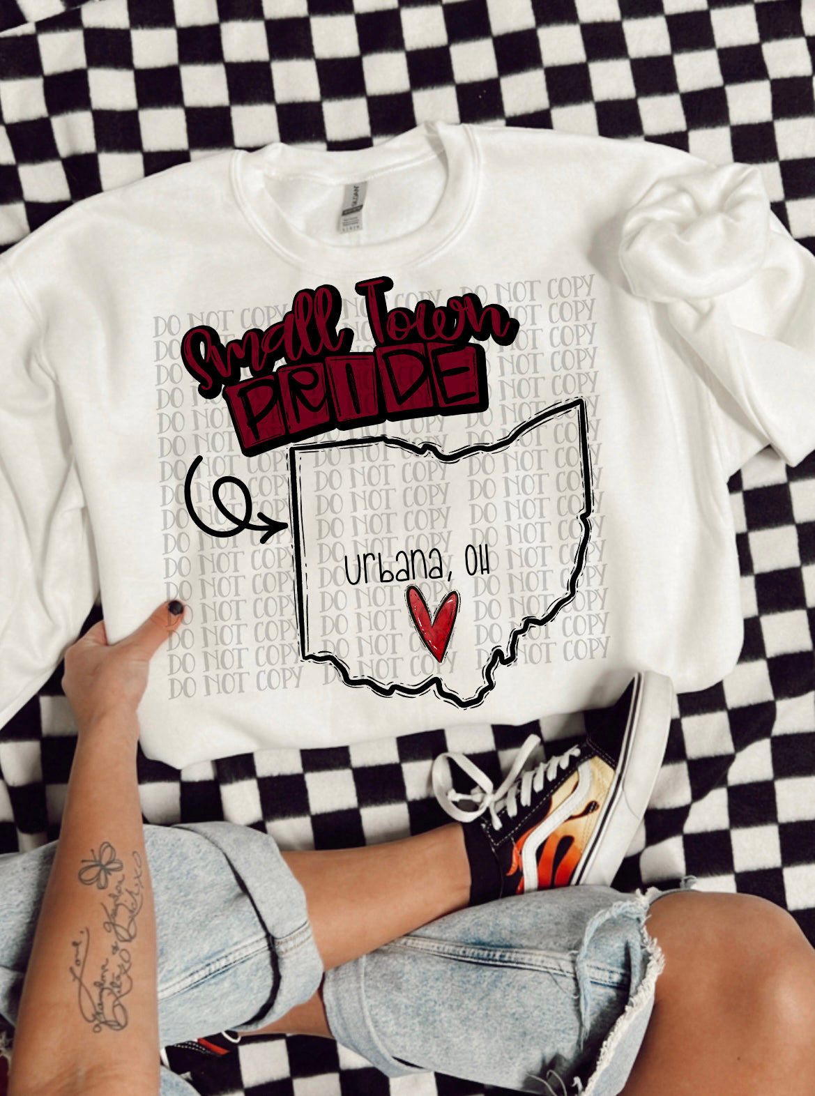 Small Town Pride URBANA, OH - Digital download 300DPI PNG FILE