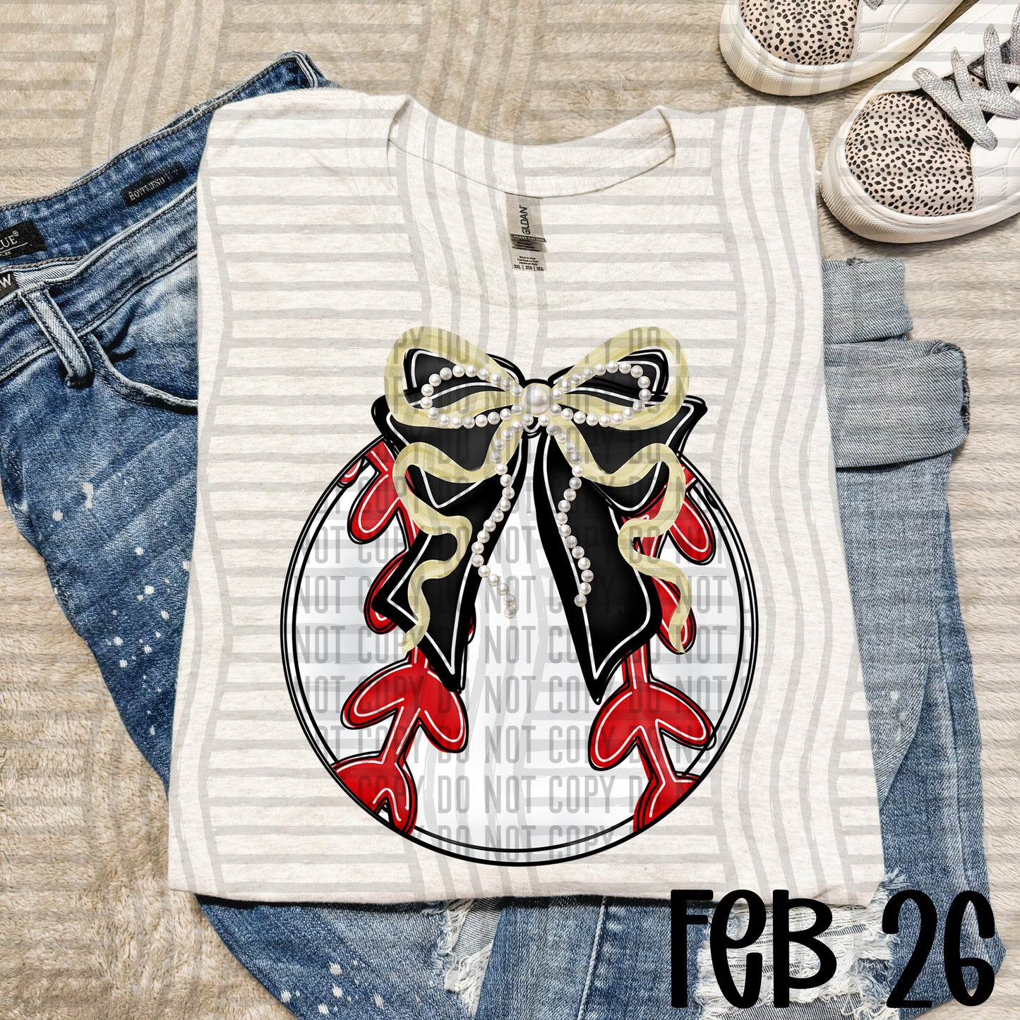 Baseball Bows with Pearls  - Color Dropdown Digital Download 300DPI PNG FILE