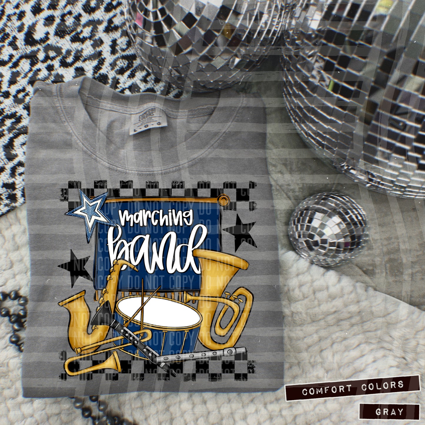 Band Collage - Can add names - not for digital resale- Color Dropdown Digital Download 300DPI PNG FILE