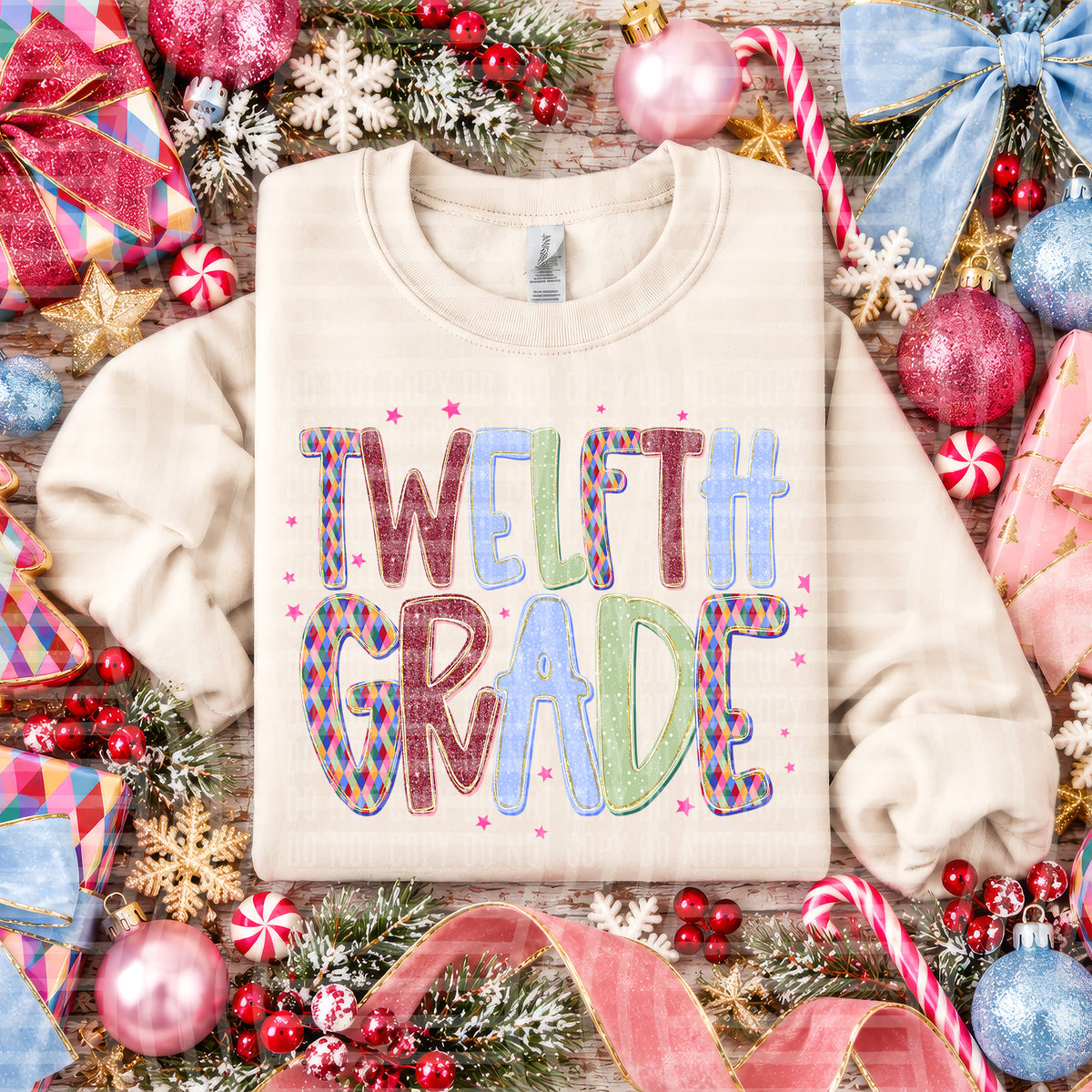 Jingle Jumble Stacked Grades - 2610-0019 - CUSTOM + DROPDOWN - 300 DPI Digital Download
