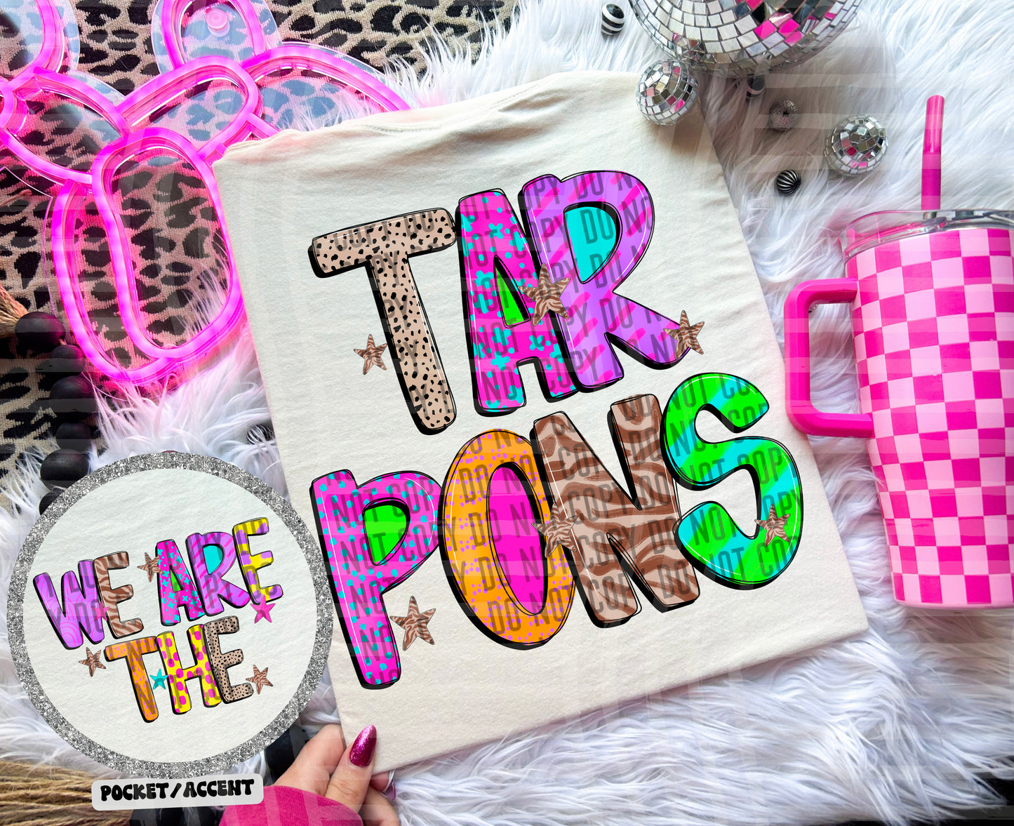 Funky Mix Up - Optional POCKET - Custom + Dropdown  - 300 dpi Digital Download