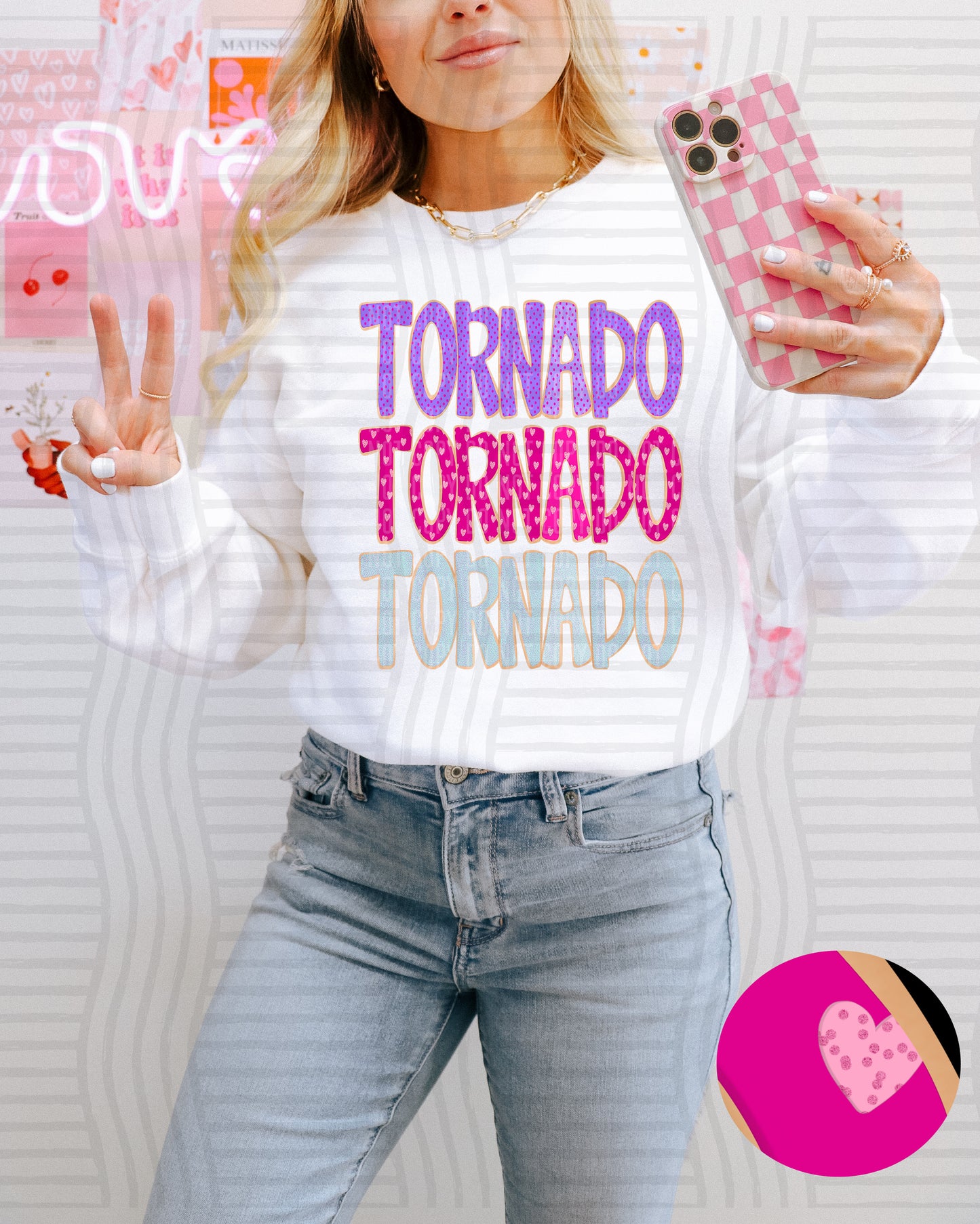 Sugar Cookie Stacked - Custom + Dropdown - 300 dpi Digital Download