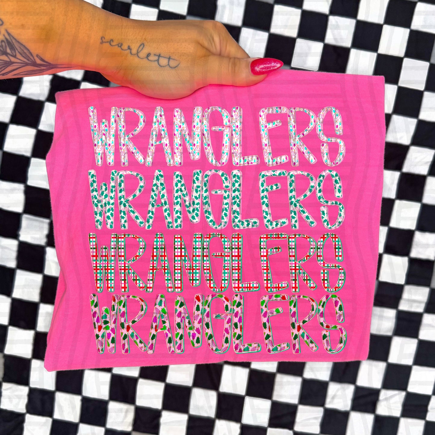 Twinkle Tinsel stacked - Dropdown - 300 DPI Digital download