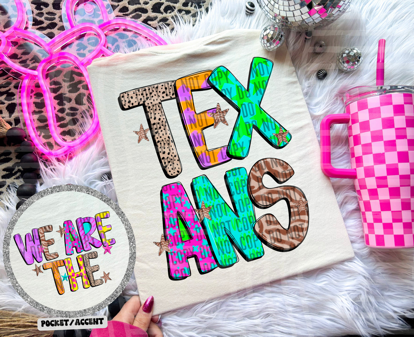 Funky Mix Up - Optional POCKET - Custom + Dropdown  - 300 dpi Digital Download