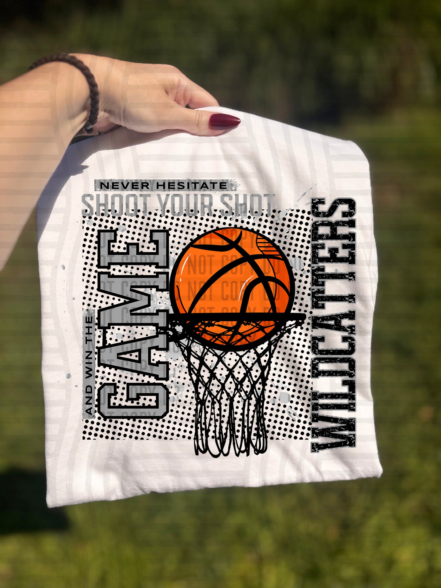 Basketball Never Hesitate - 300 dpi Digital Download