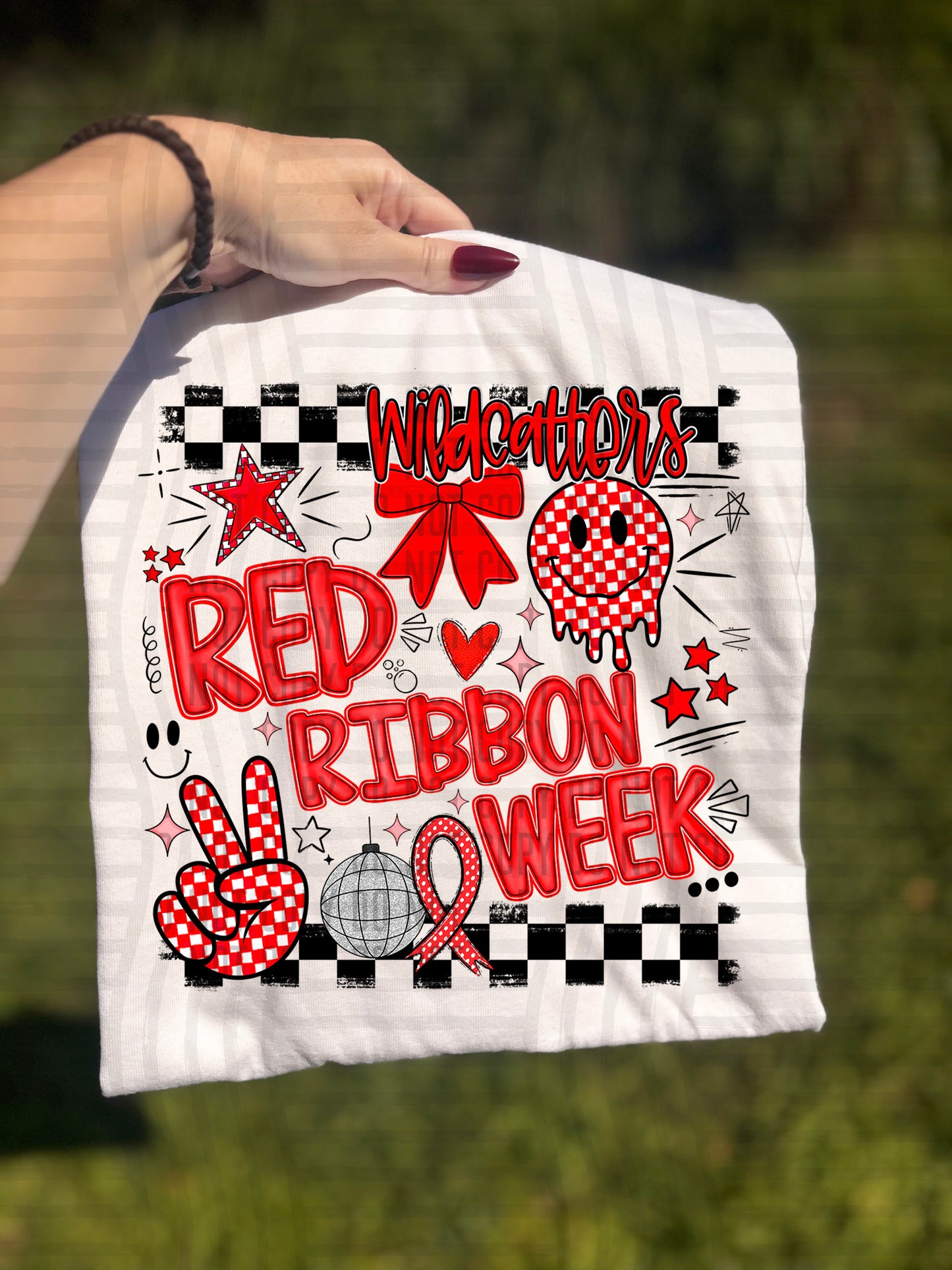 RED RIBBON WEEK - 300 dpi Digital Download