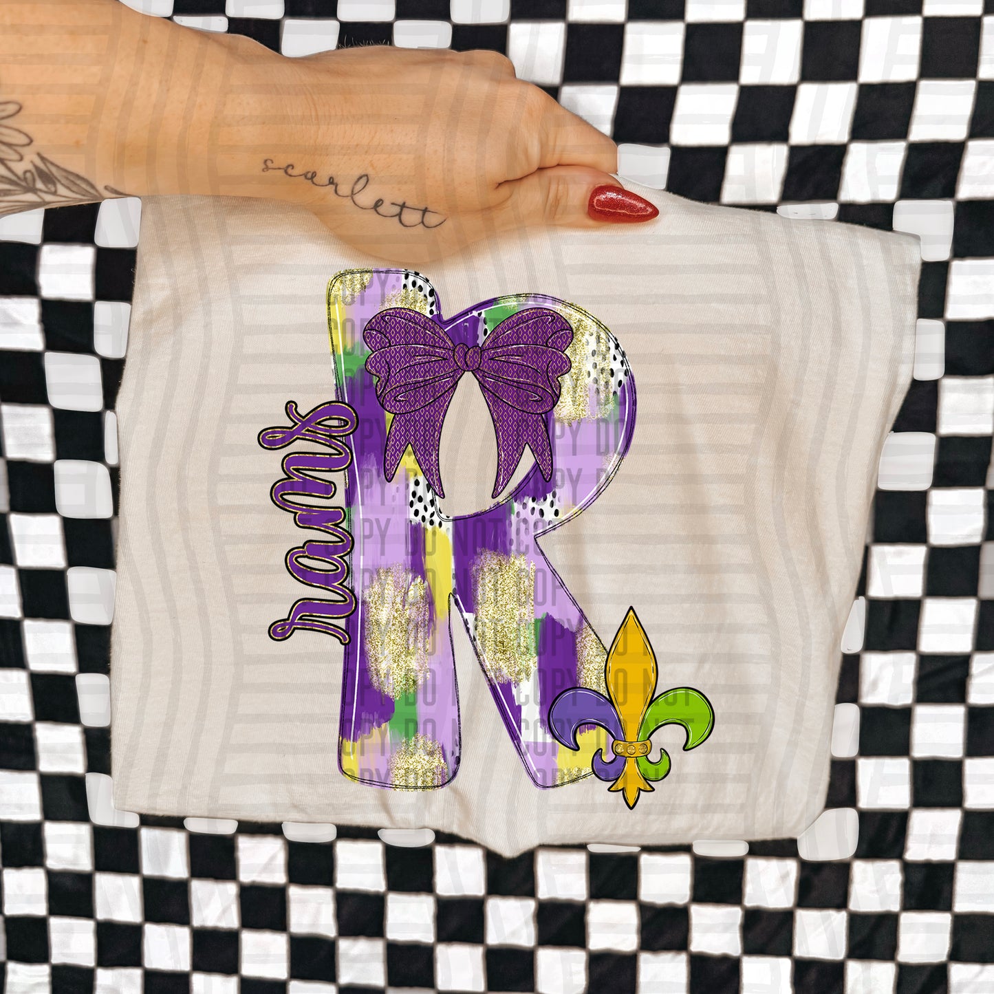 Mardi Mascots Custom + Dropdown  - 300 dpi Digital Download