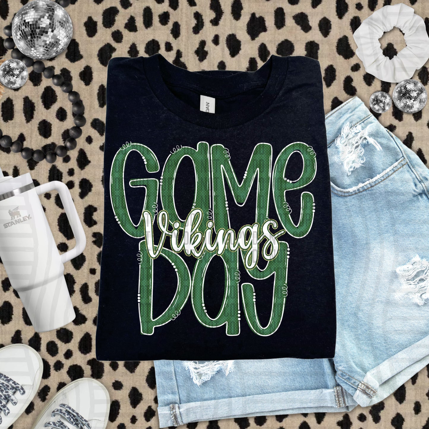 Dk Green - GAME DAY Doodles - 300 dpi Digital Download