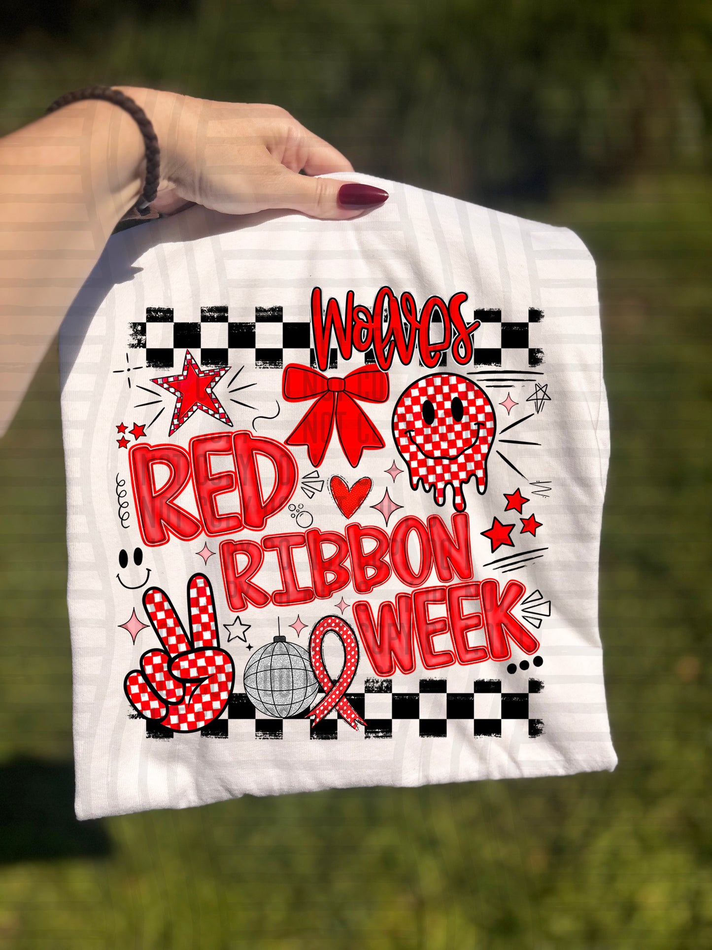 RED RIBBON WEEK - 300 dpi Digital Download