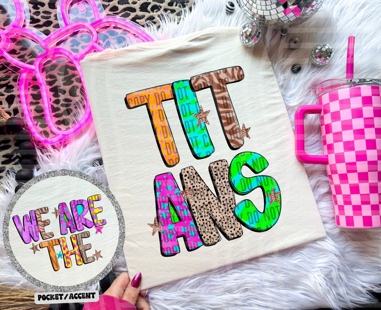 Funky Mix Up - Optional POCKET - Custom + Dropdown  - 300 dpi Digital Download