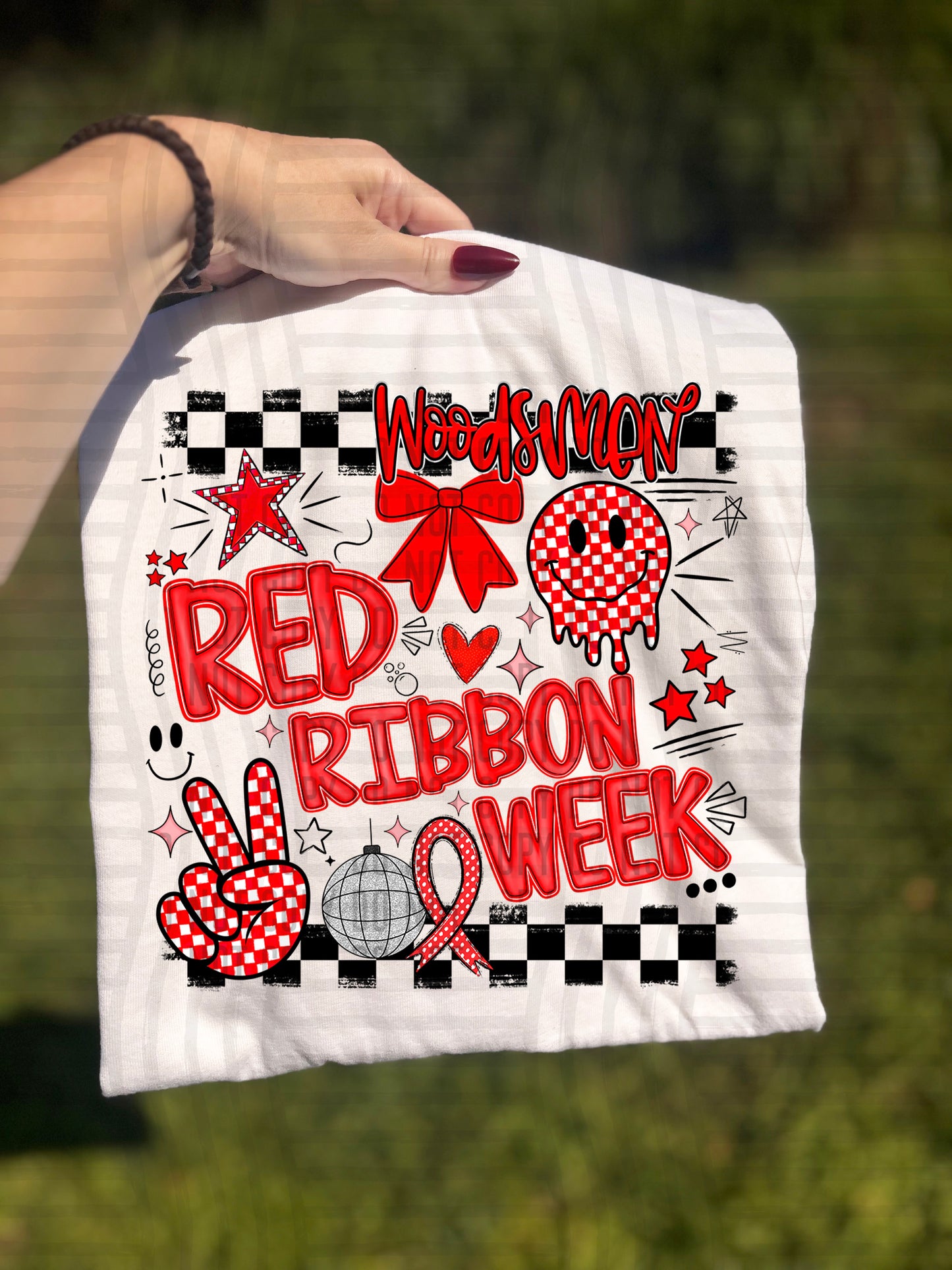 RED RIBBON WEEK - 300 dpi Digital Download