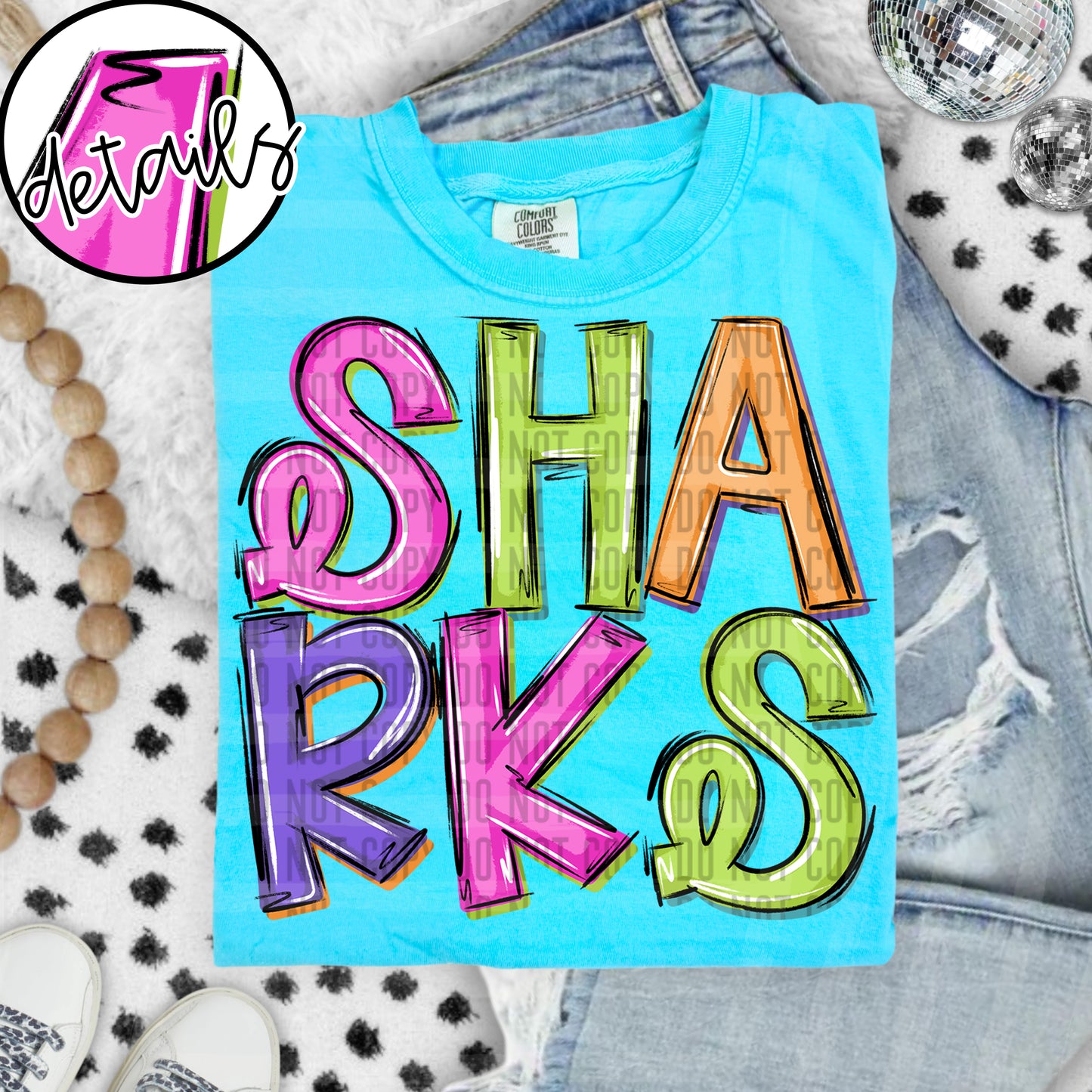 Neon Barbie Stacked - Custom + DROPDOWN - 300 DPI digital download