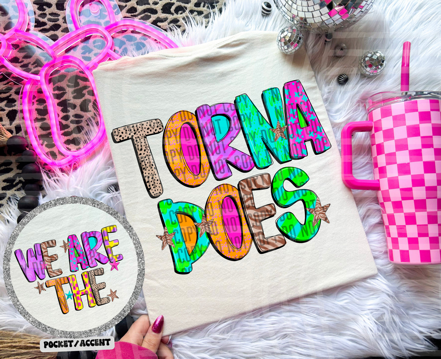 Funky Mix Up - Optional POCKET - Custom + Dropdown  - 300 dpi Digital Download