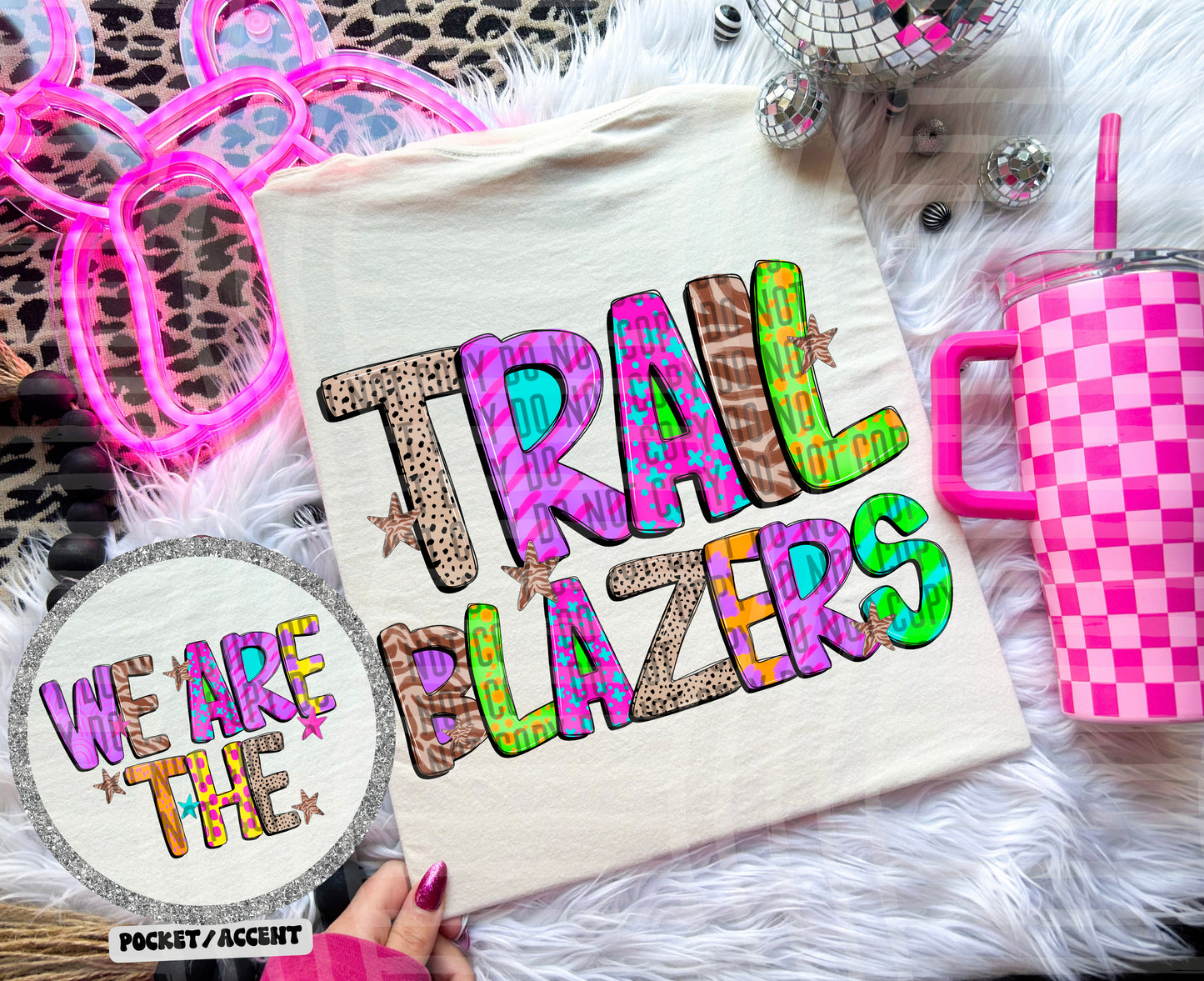 Funky Mix Up - Optional POCKET - Custom + Dropdown  - 300 dpi Digital Download