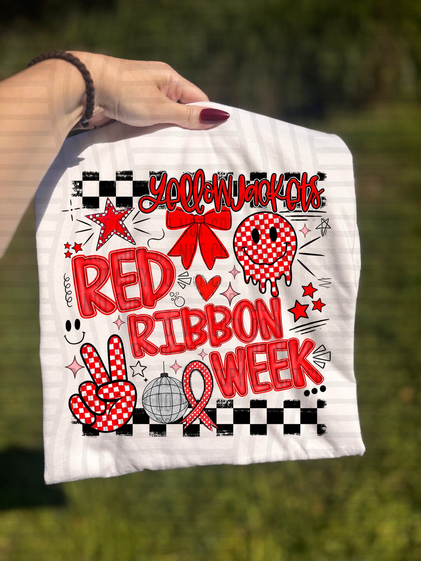 RED RIBBON WEEK - 300 dpi Digital Download
