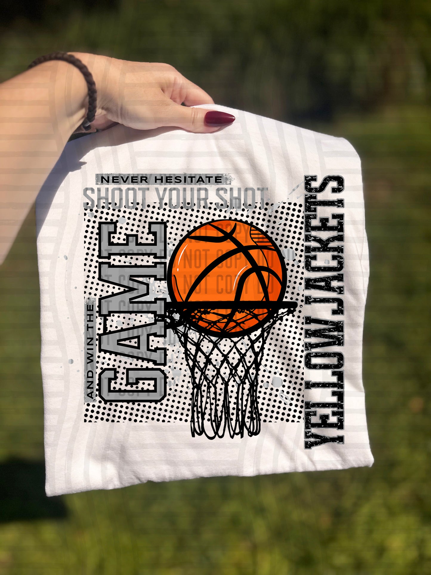 Basketball Never Hesitate - 300 dpi Digital Download