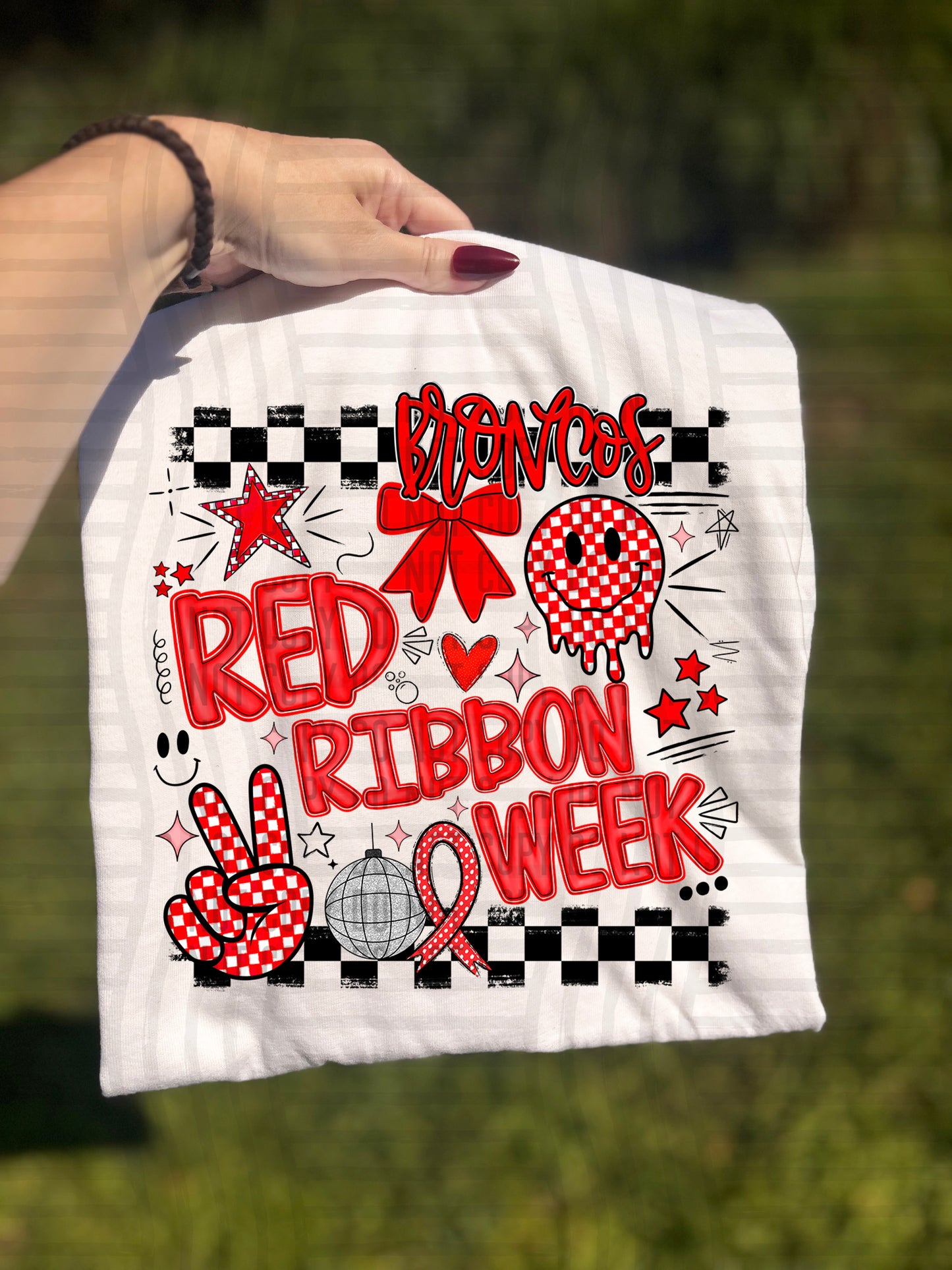 RED RIBBON WEEK - 300 dpi Digital Download