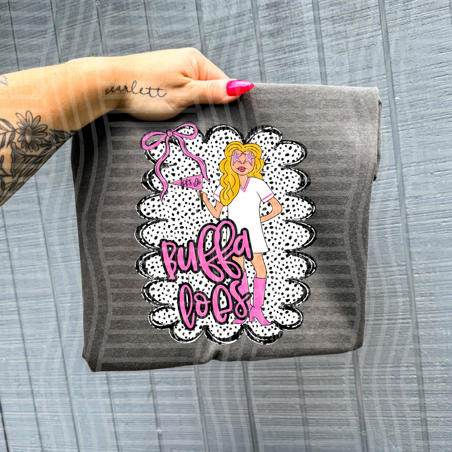 Pink Preppy Gals BLONDE + CUSTOM - Dropdown - Digital Download 300DPI PNG FILE