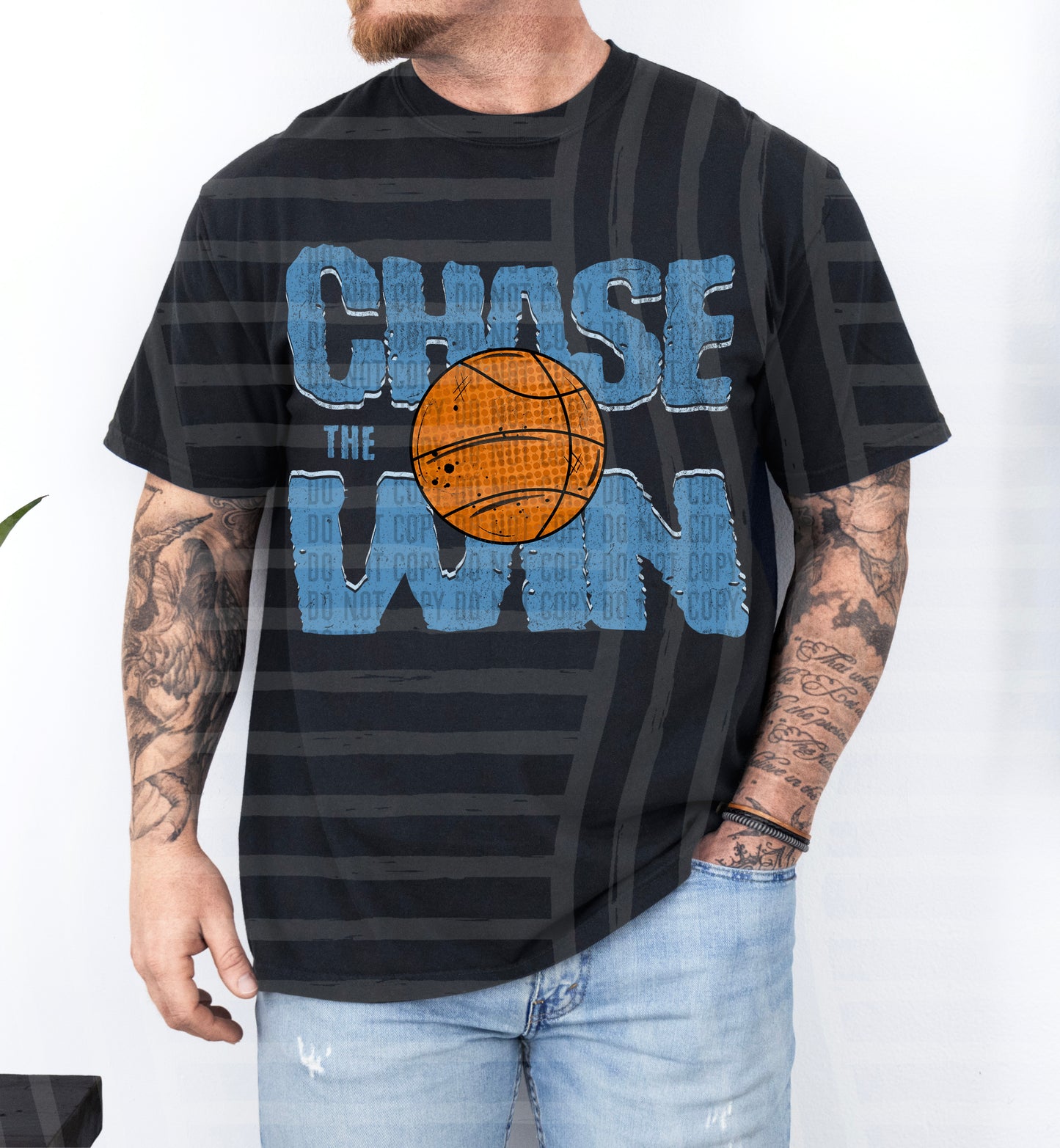 Chase the Win BASKETBALL - Color Dropdown Digital Download 300DPI PNG FILE