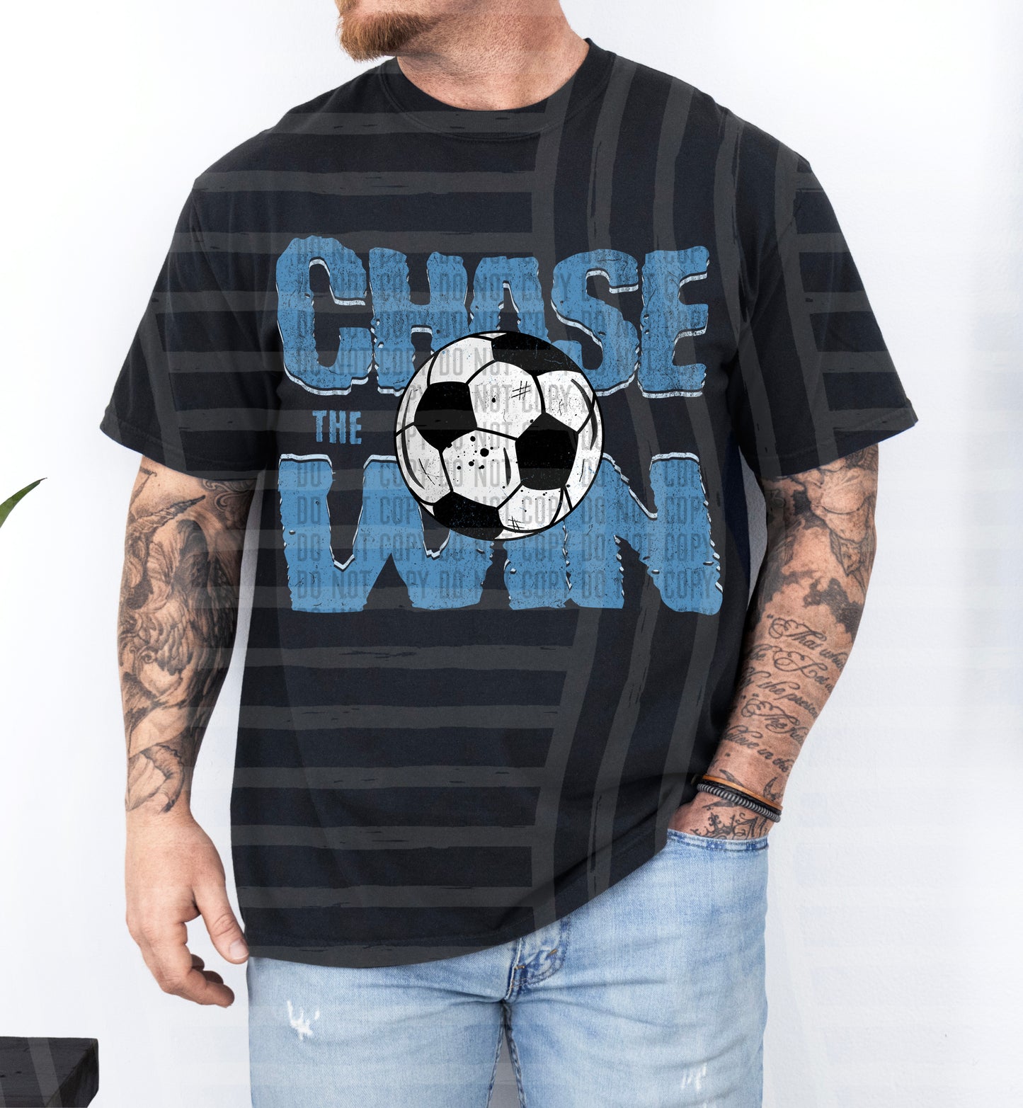 Chase the Win SOCCER - Color Dropdown Digital Download 300DPI PNG FILE