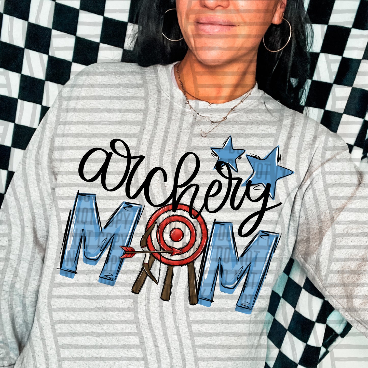 Archery Mom - Color Dropdown Digital Download 300DPI PNG FILE