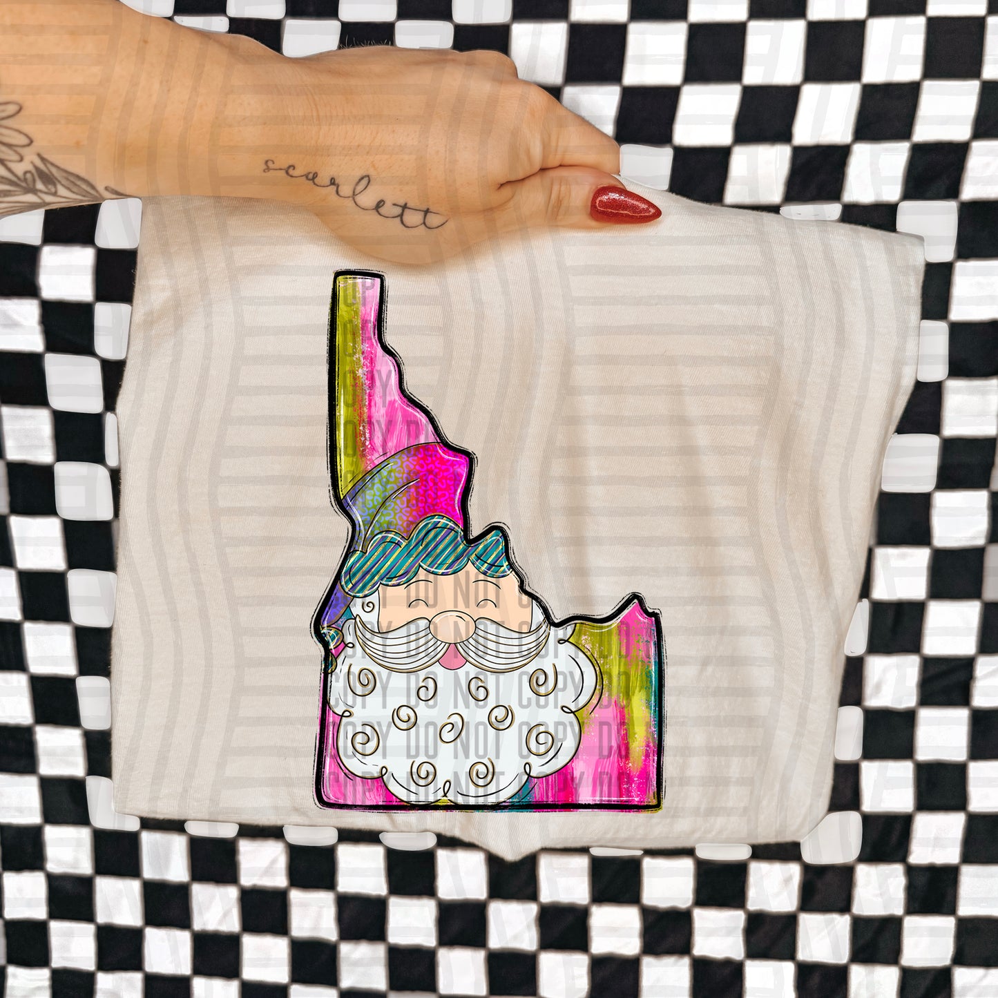 PICK A STATE - SANTA STATES - Digital download 300DPI PNG FILE