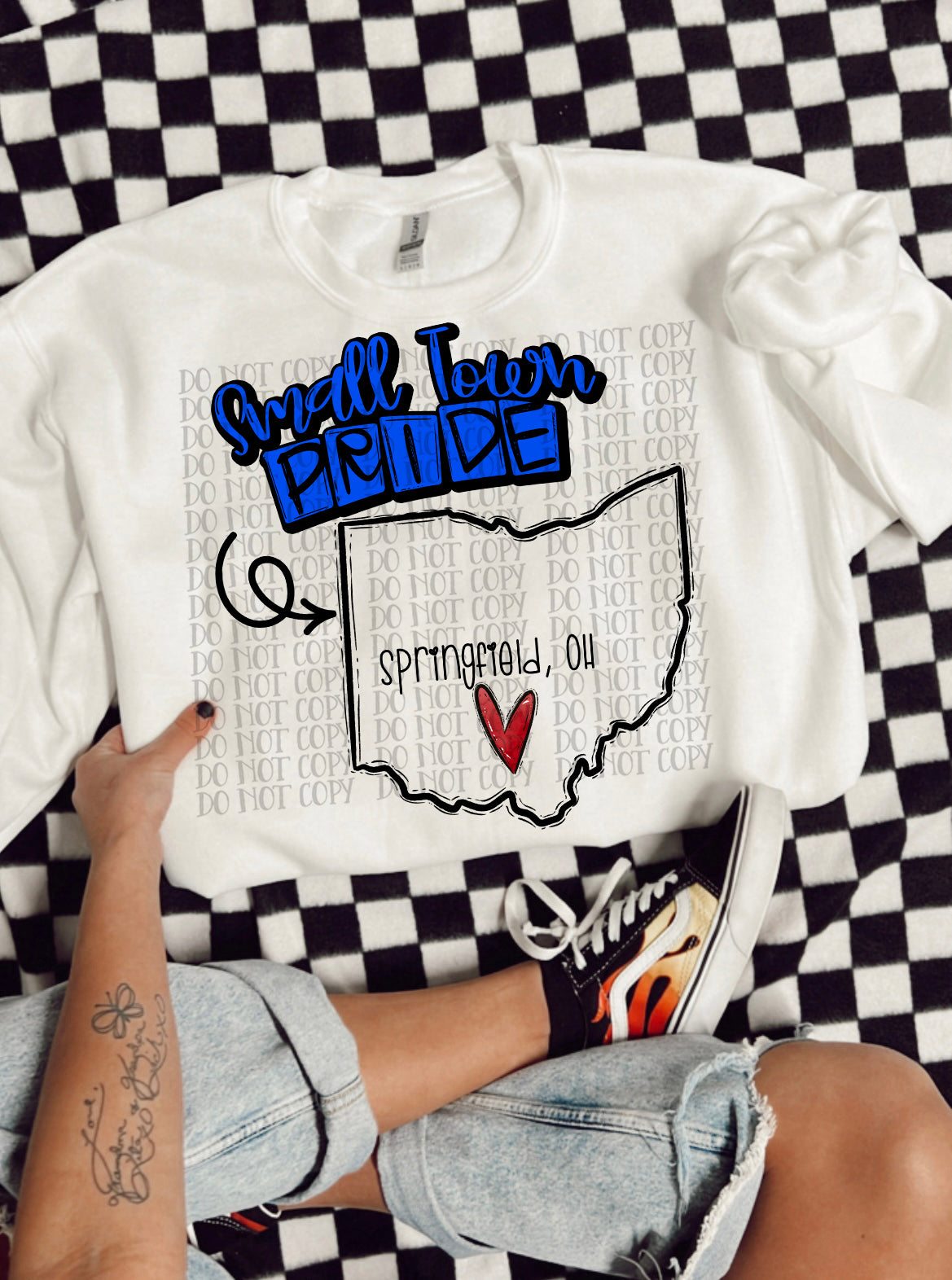 Small Town Pride SPRINGFIELD, OH - Digital download 300DPI PNG FILE