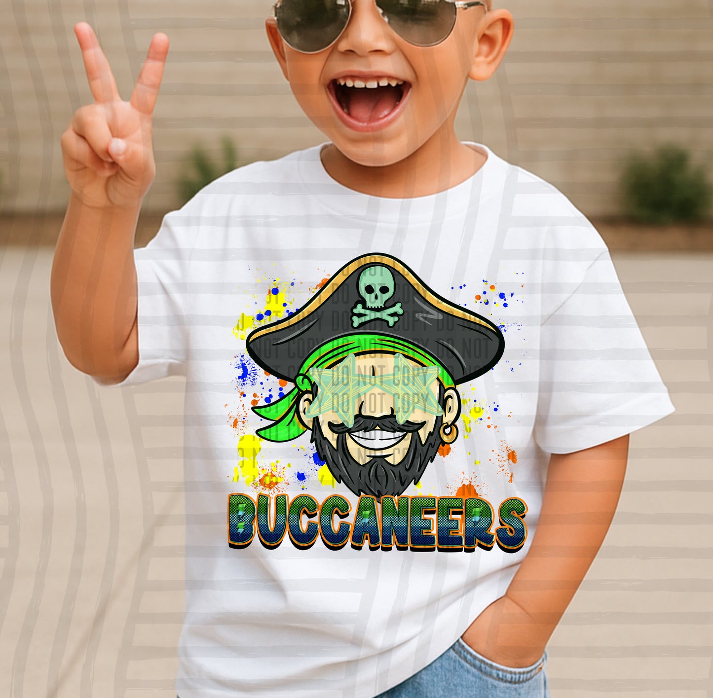 Paint Splatter STARRY EYED mascots blue/green/orange -  Digital Download 300DPI PNG FILE
