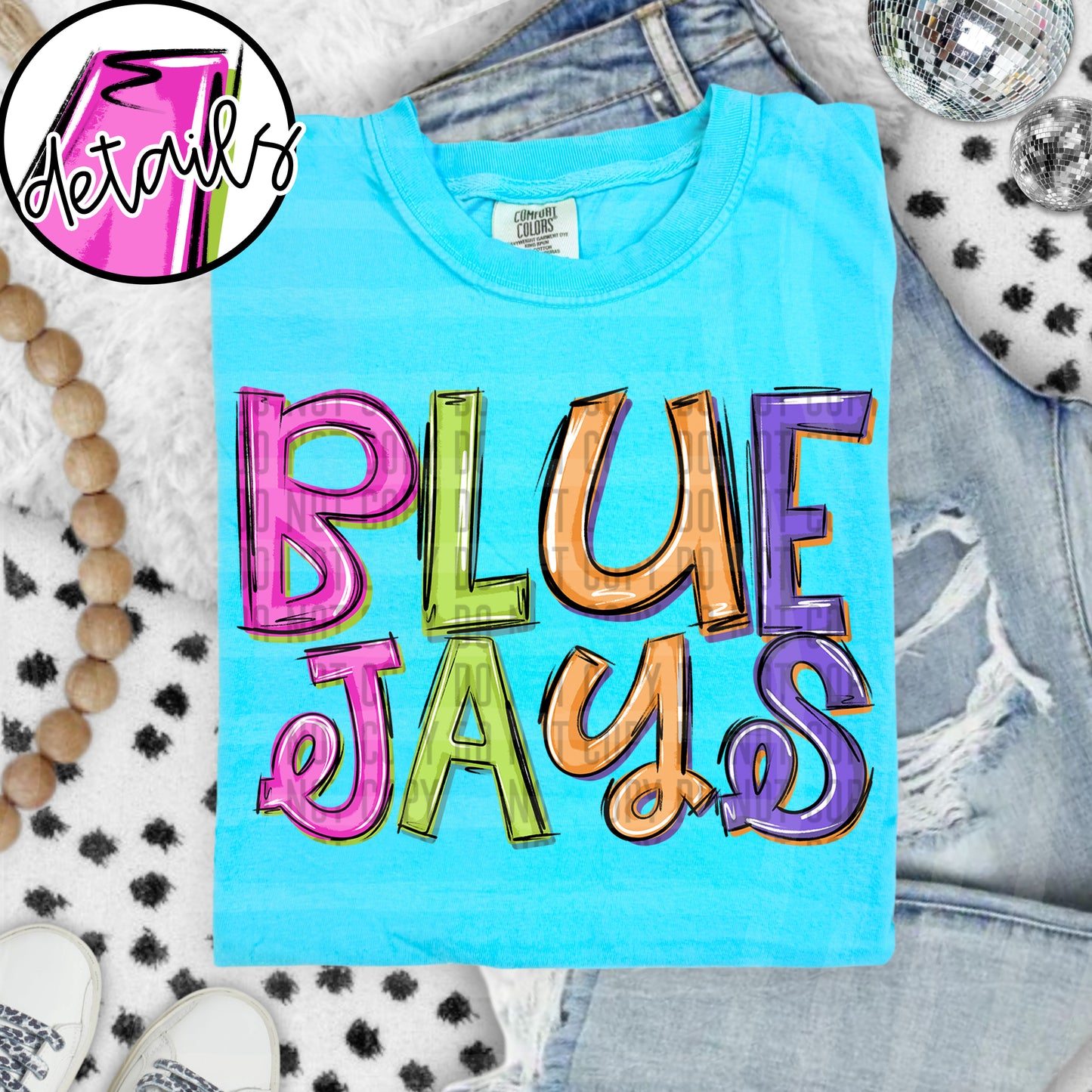 Neon Barbie Stacked - Custom + DROPDOWN - 300 DPI digital download