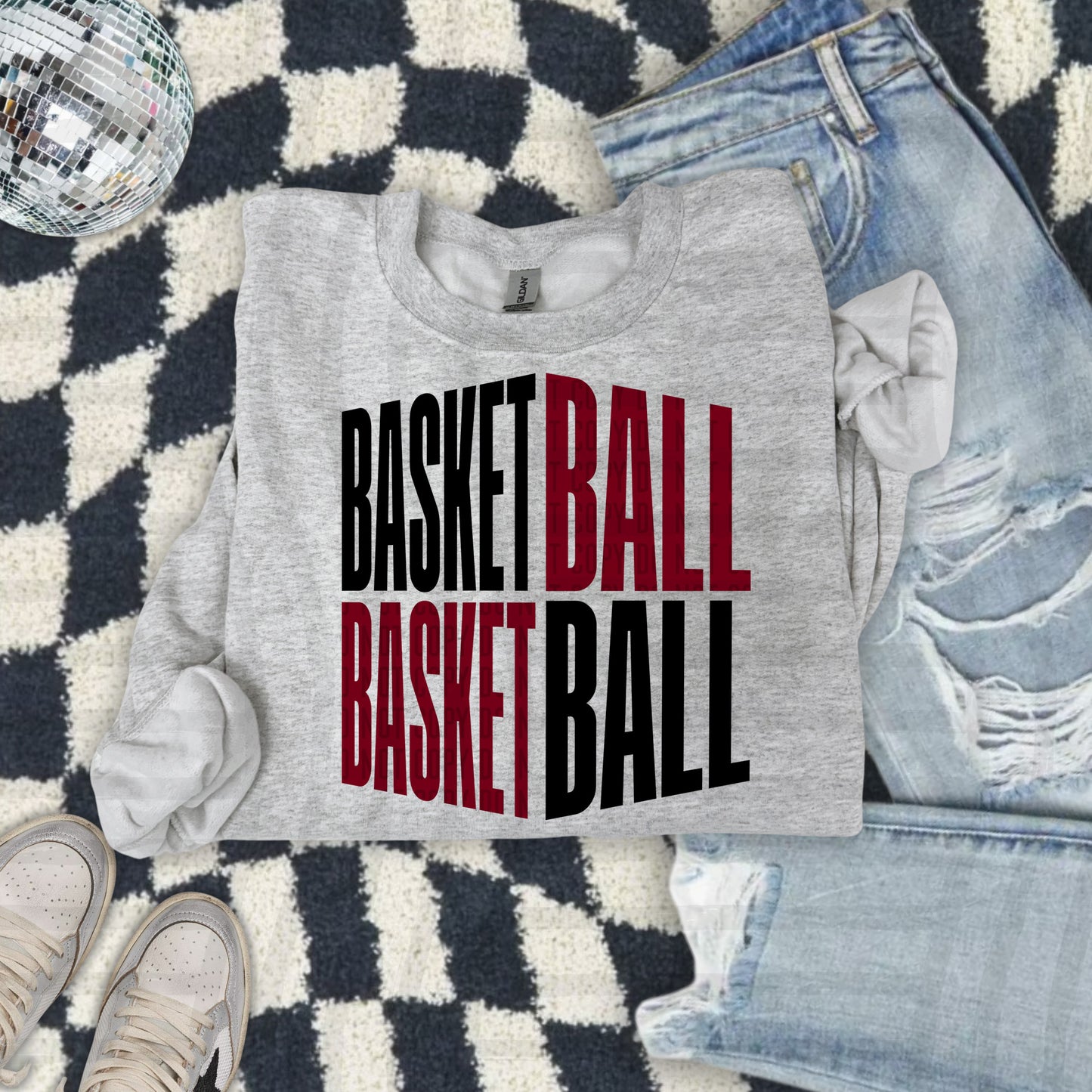 BASKETBALL Word Art -Color Dropdown Digital Download 300DPI PNG FILE
