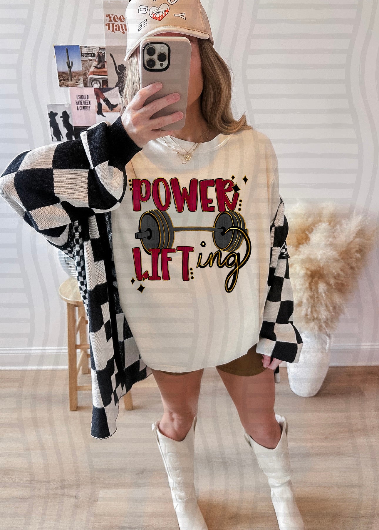 Power Lifting - Color Dropdown Digital Download 300DPI PNG FILE