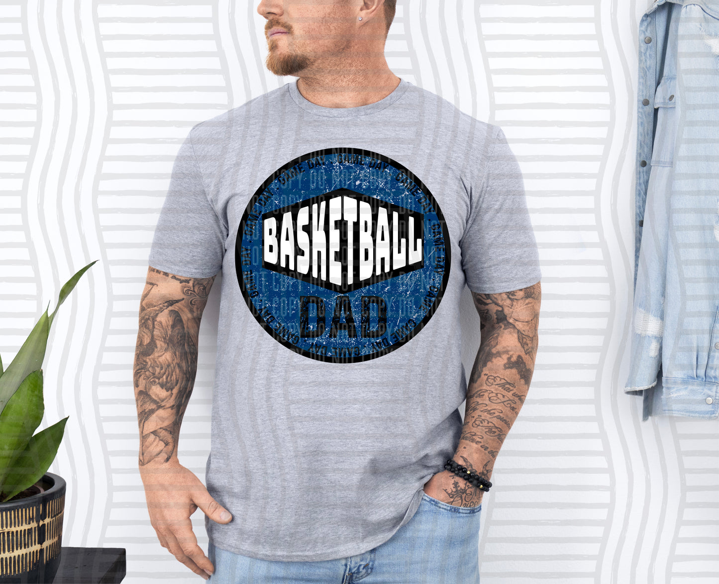 Basketball DAD -Color Dropdown Digital Download 300DPI PNG FILE
