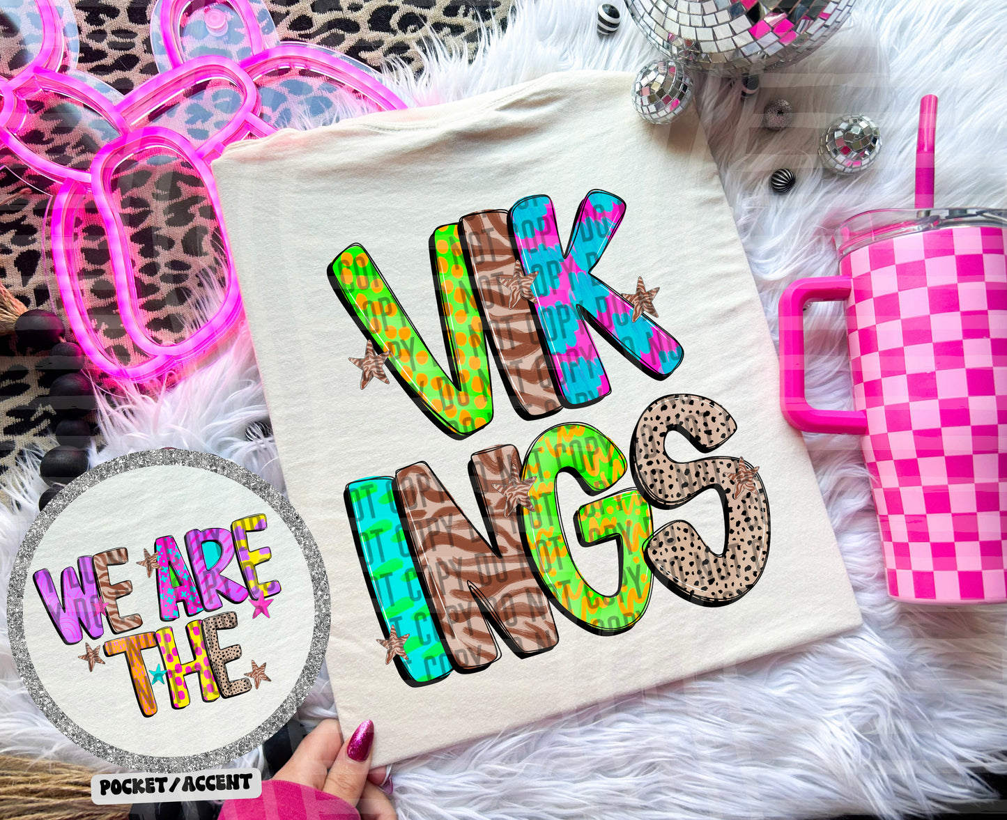 Funky Mix Up - Optional POCKET - Custom + Dropdown  - 300 dpi Digital Download