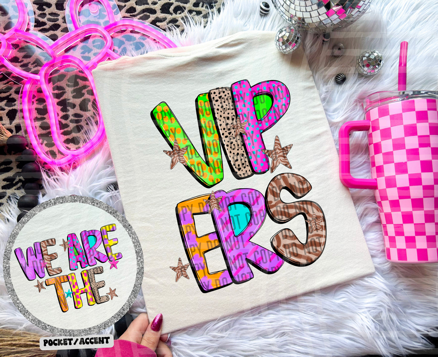 Funky Mix Up - Optional POCKET - Custom + Dropdown  - 300 dpi Digital Download