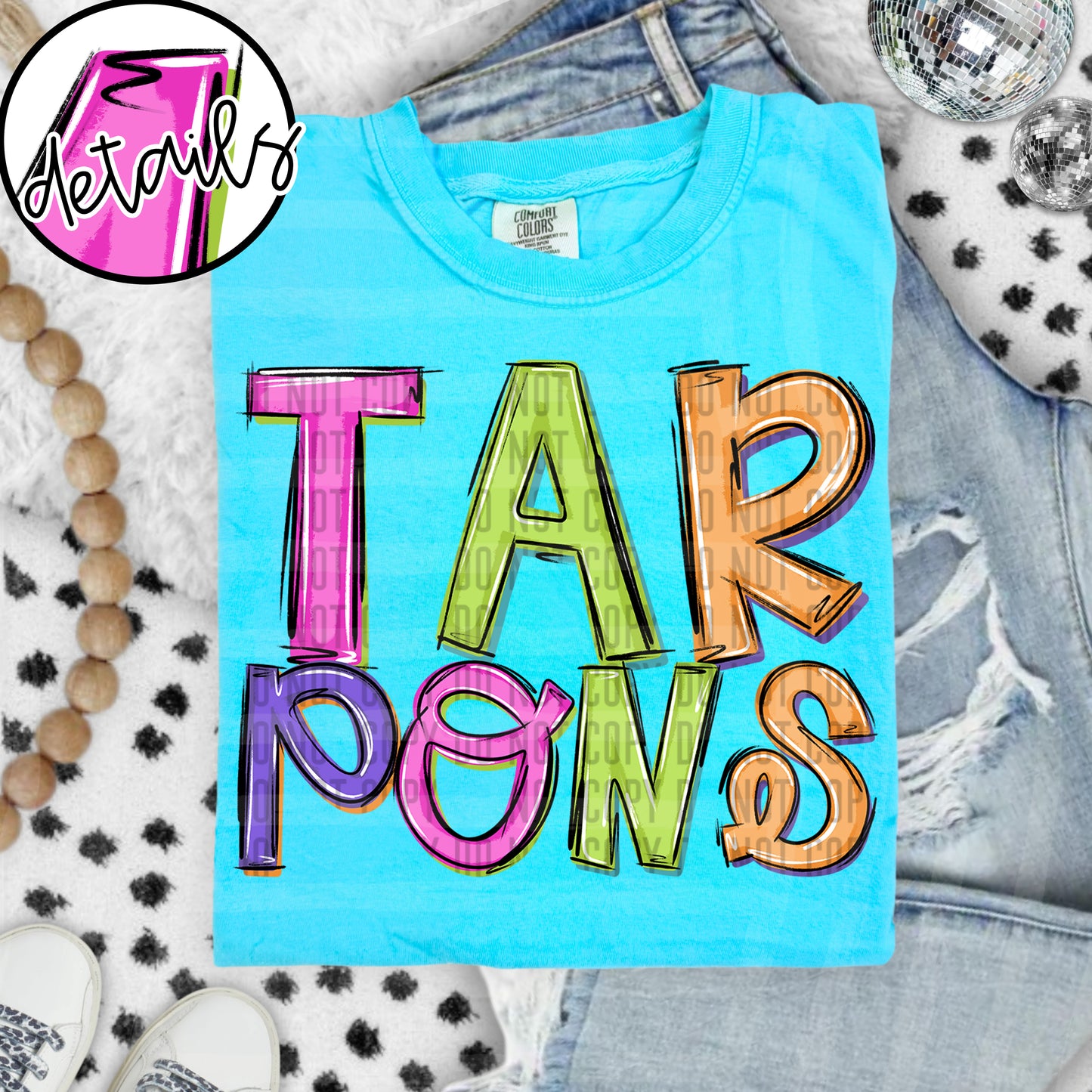 Neon Barbie Stacked - Custom + DROPDOWN - 300 DPI digital download