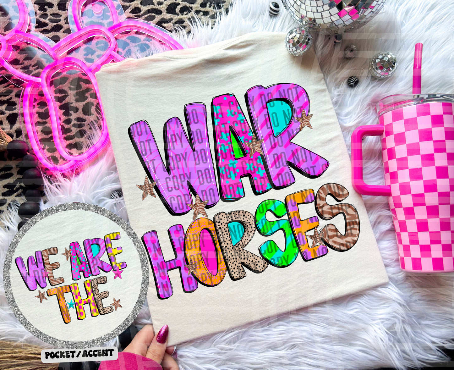 Funky Mix Up - Optional POCKET - Custom + Dropdown  - 300 dpi Digital Download