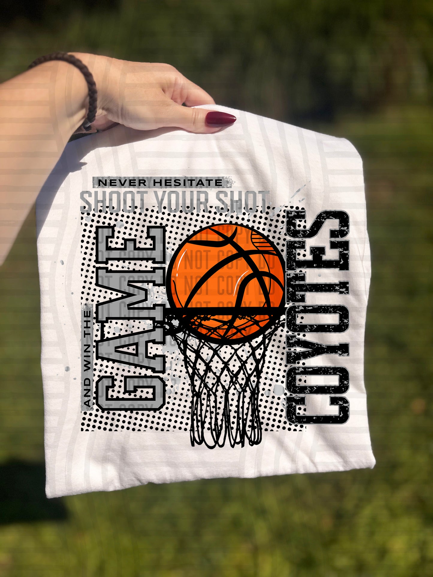 Basketball Never Hesitate - 300 dpi Digital Download