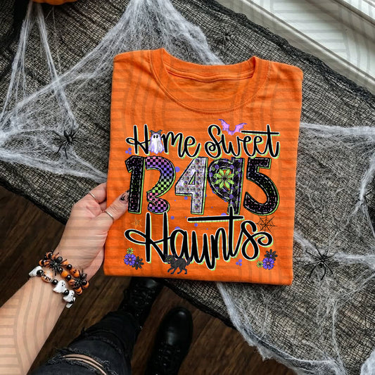 Home Sweet Haunts - ZIP CUSTOM - ZIP CODE - Digital Download 300DPI PNG FILE